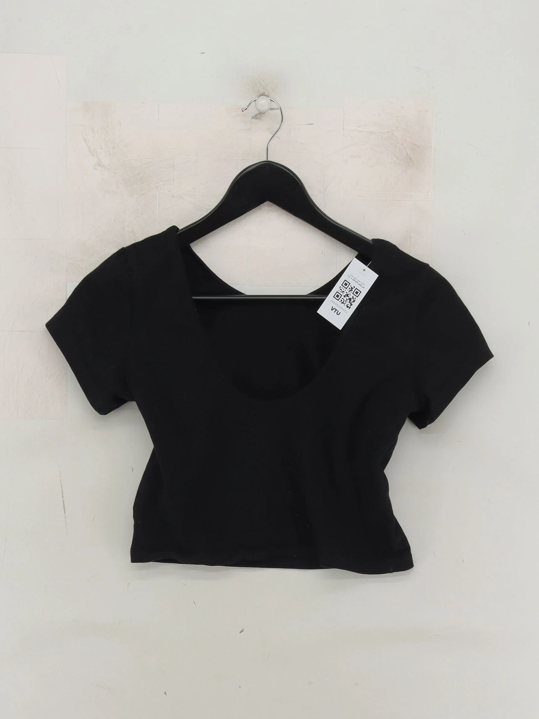 Manners London Women's T-Shirt M Black Cotton with Spandex Basic - Image 2