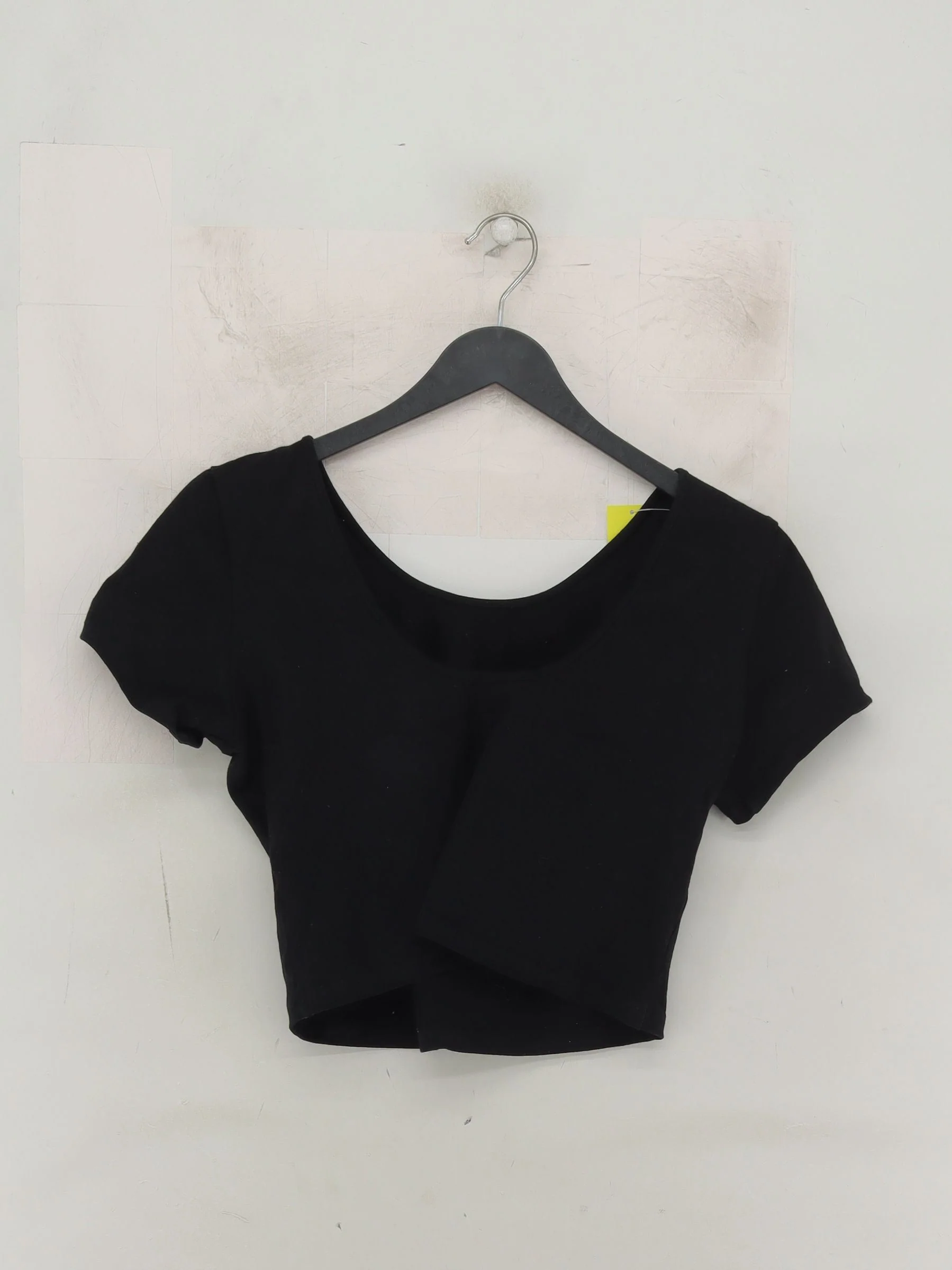 Manners London Women's Top L Black Cotton with Spandex Cropped - Image 2