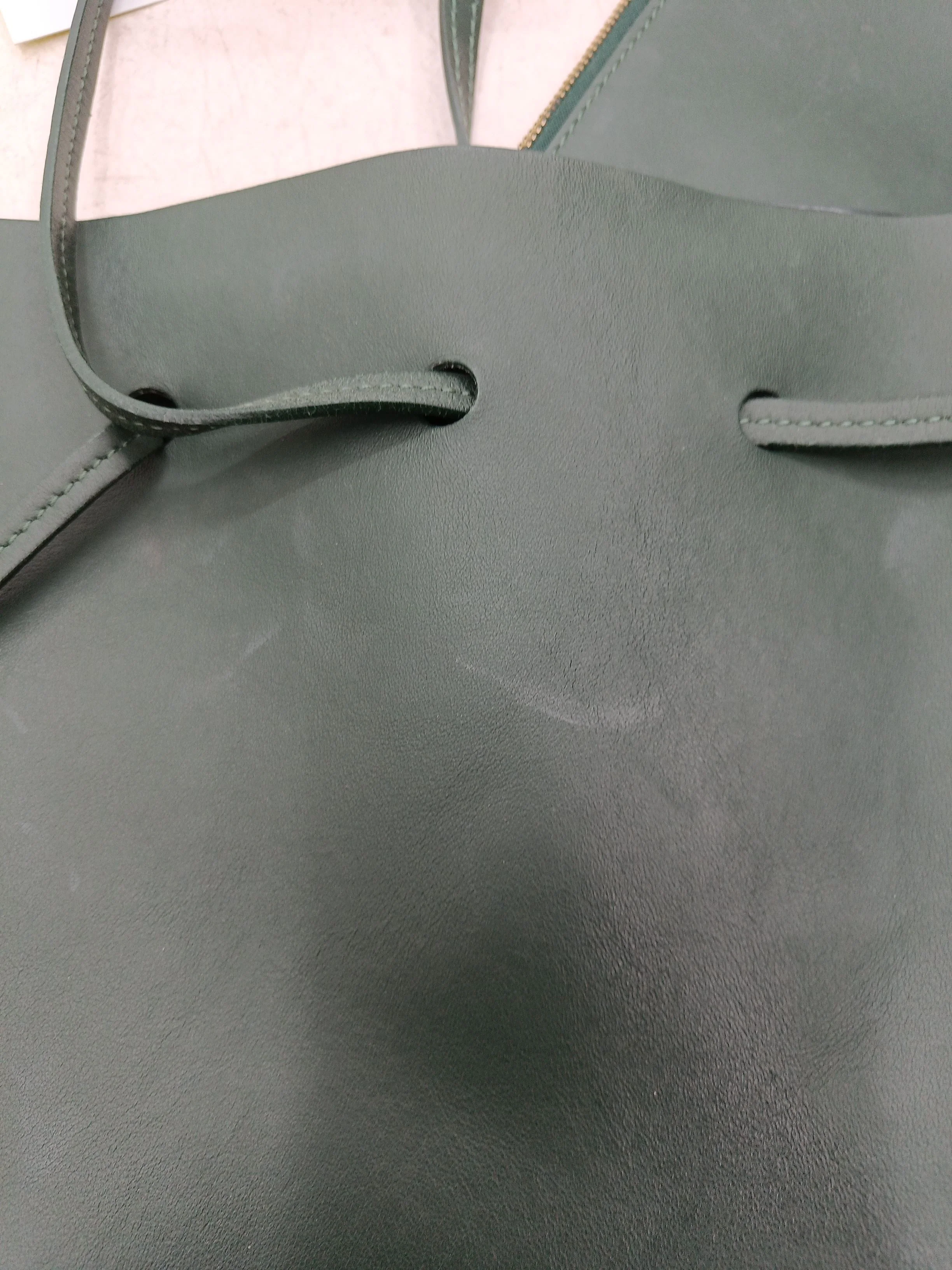 Mansur Gavriel Women's Bag Green 100% Leather Shoulder Bag - Image 5