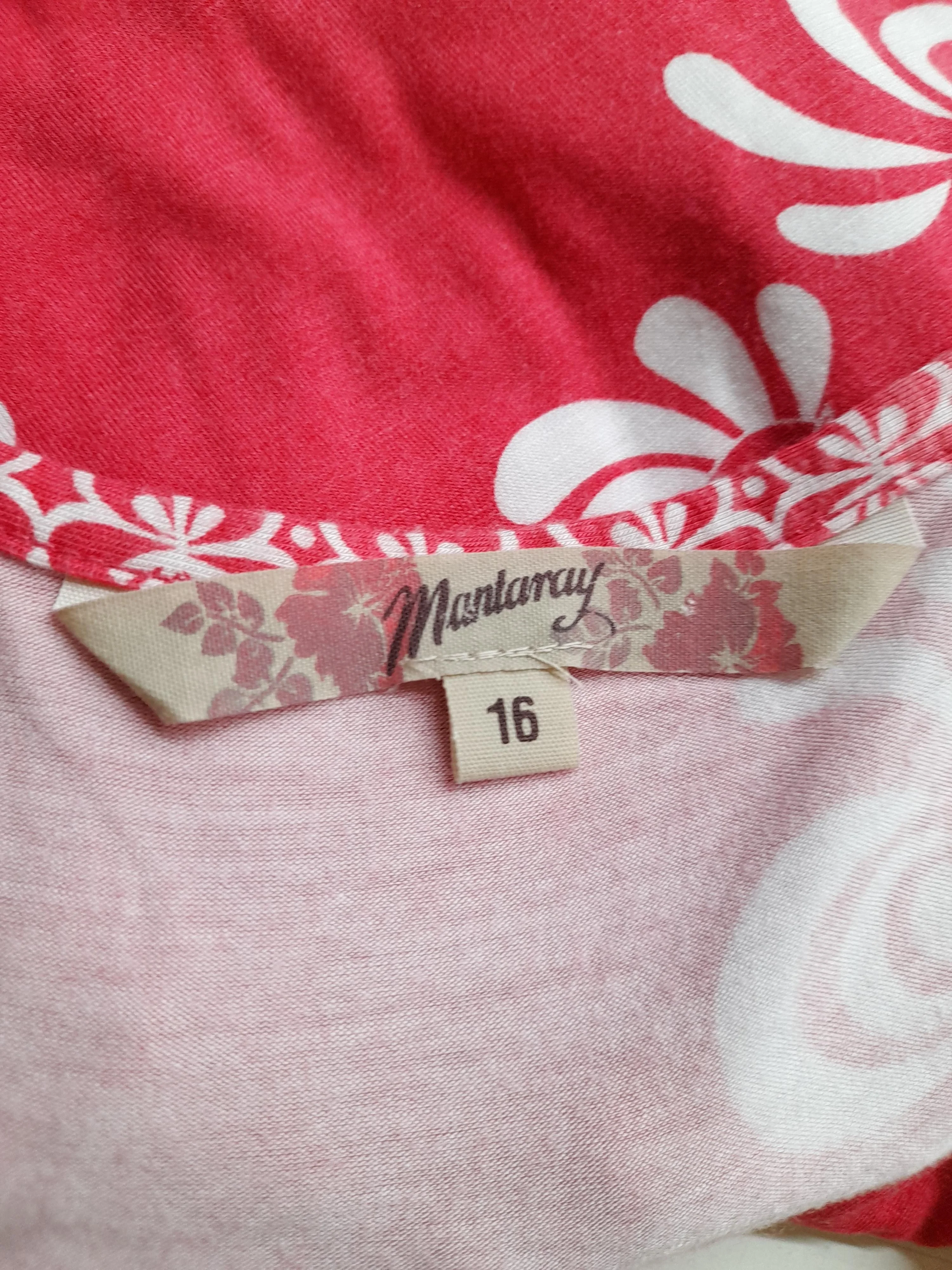 Mantaray Maxi Dress UK16 in Red - Image 5