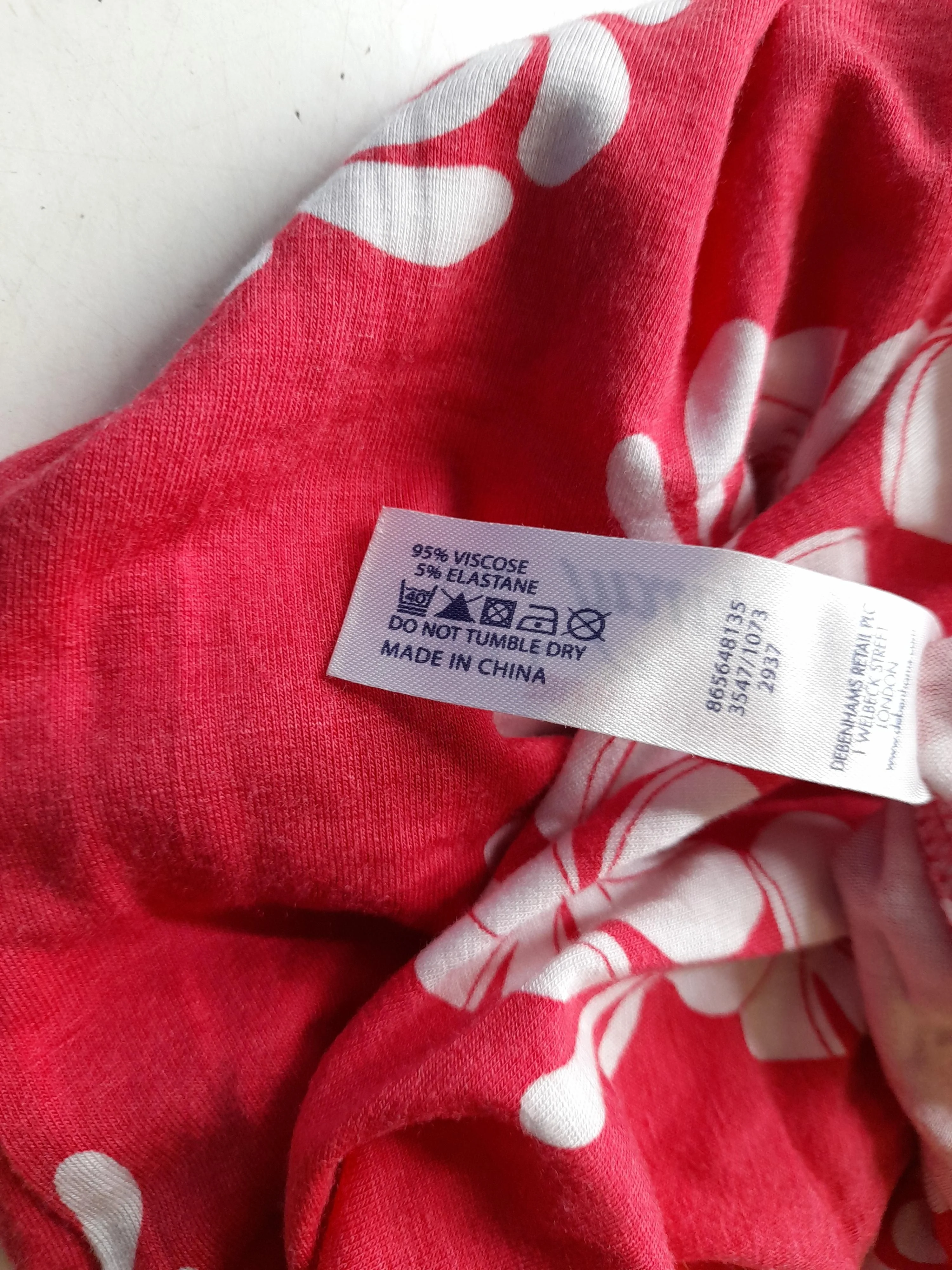 Mantaray Maxi Dress UK16 in Red - Image 6