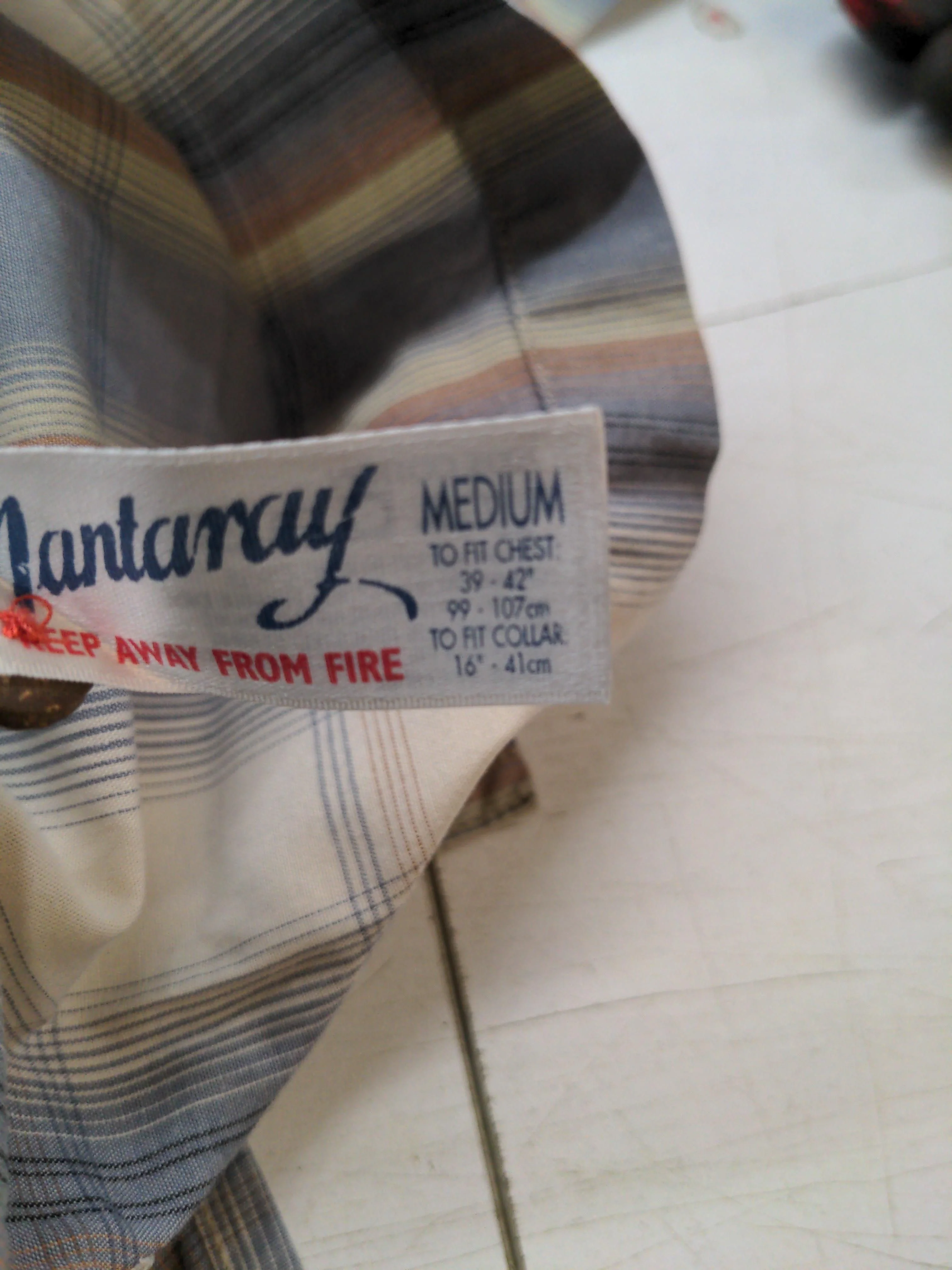 Mantaray Men's Shirt M Multi Checkered 100% Other Basic - Image 6
