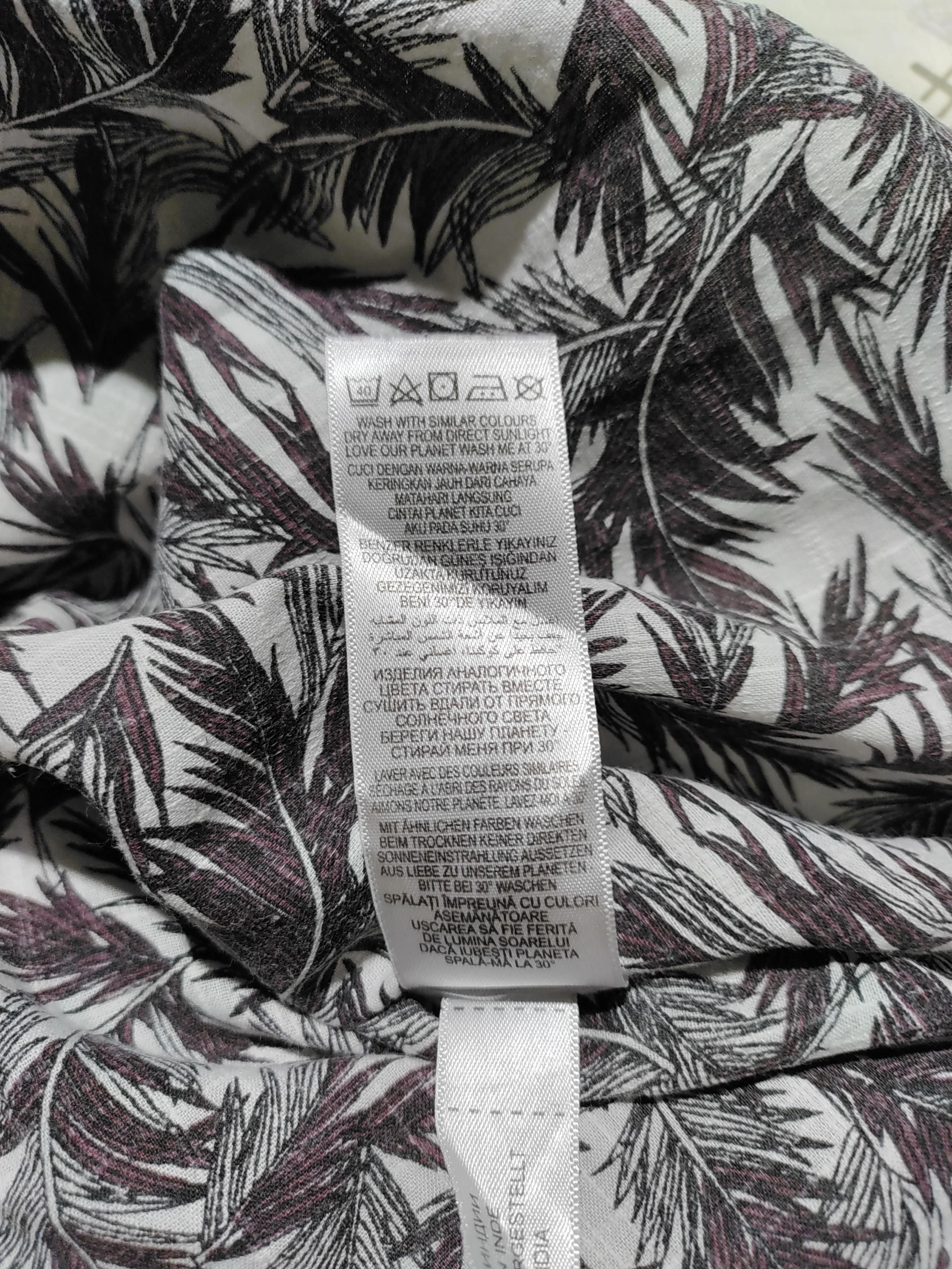 Mantaray Men's Shirt XL White Floral 100% Cotton Basic - Image 6