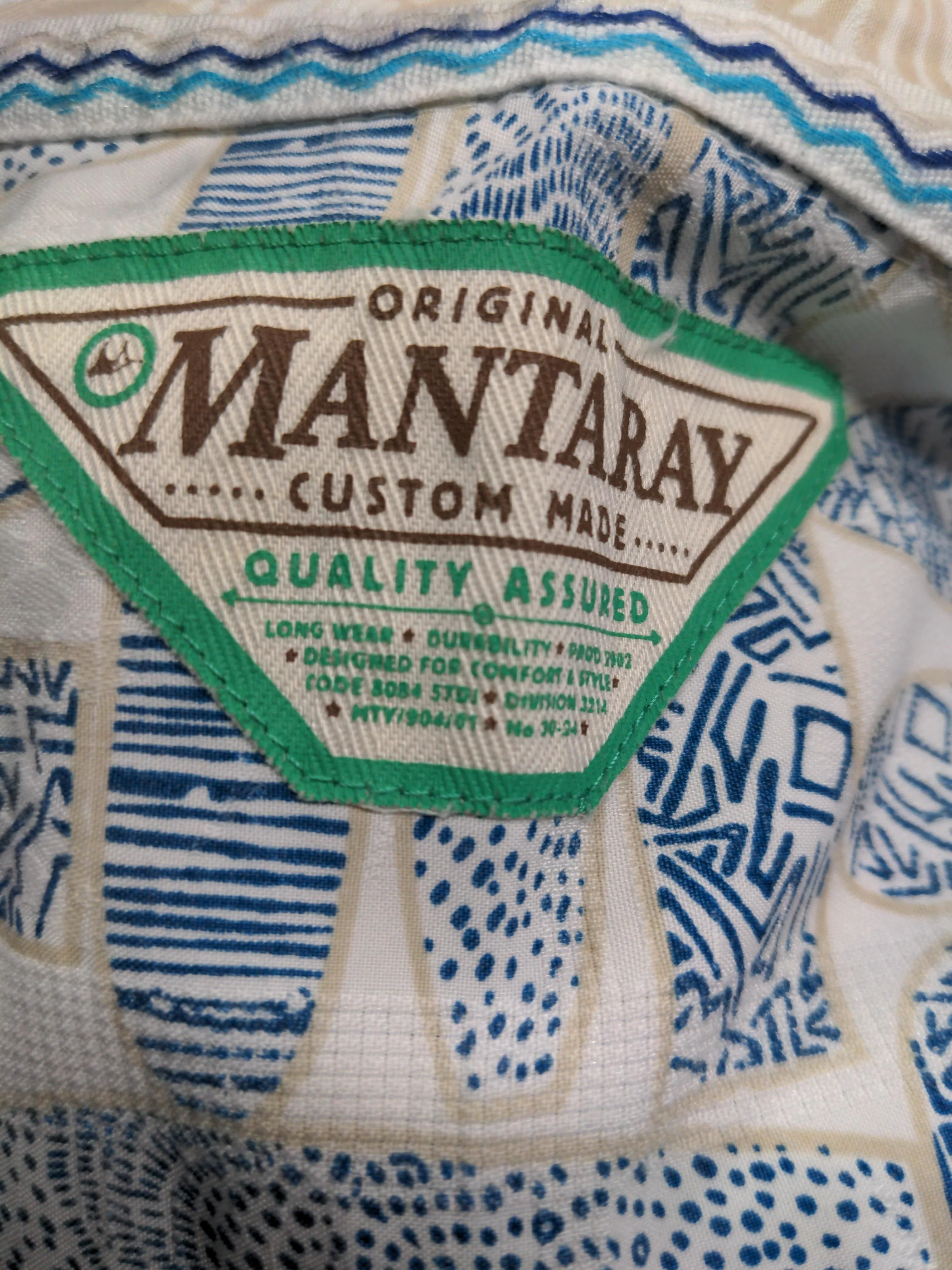 Mantaray Men's Shirt XXL Blue Viscose with Polyester Basic - Image 5