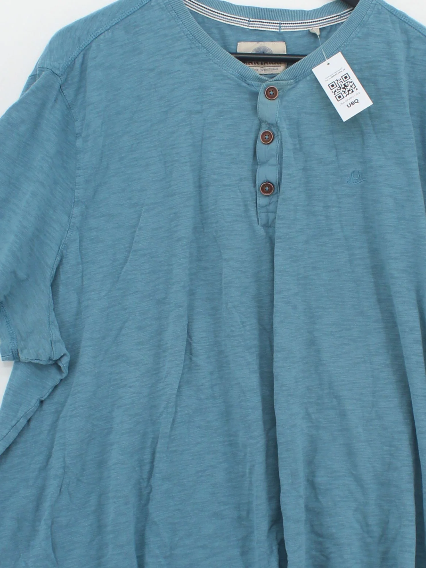 Mantaray Men's T-Shirt L Blue 100% Cotton Basic - Image 3