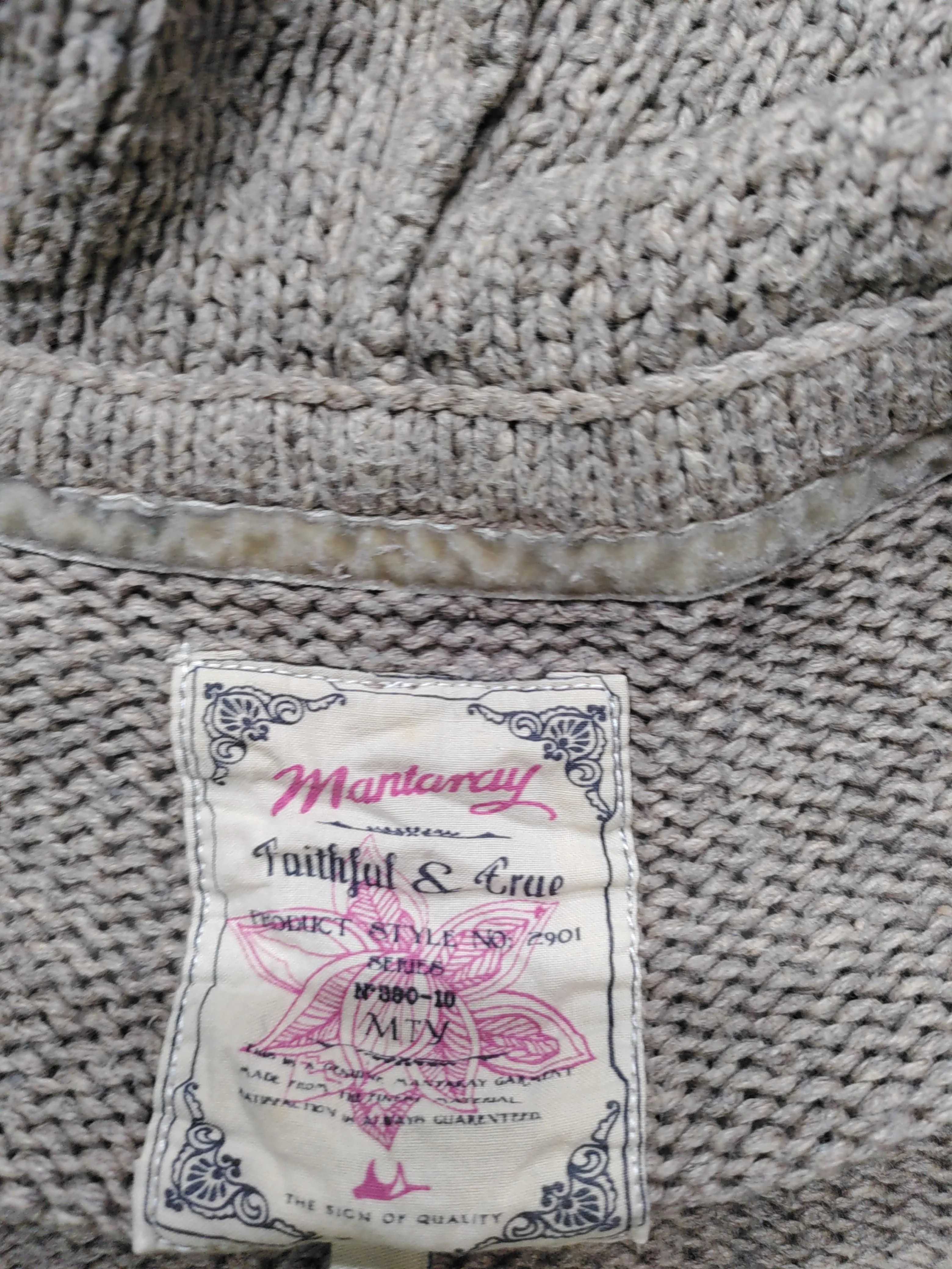 Mantaray Women's Hoodie UK 18 Brown Cotton with Nylon, Wool Pullover - Image 5