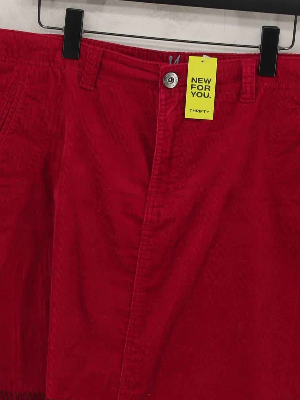 Mantaray Women's Mini Skirt UK 16 Red 100% Cotton Short Mini - Image 3