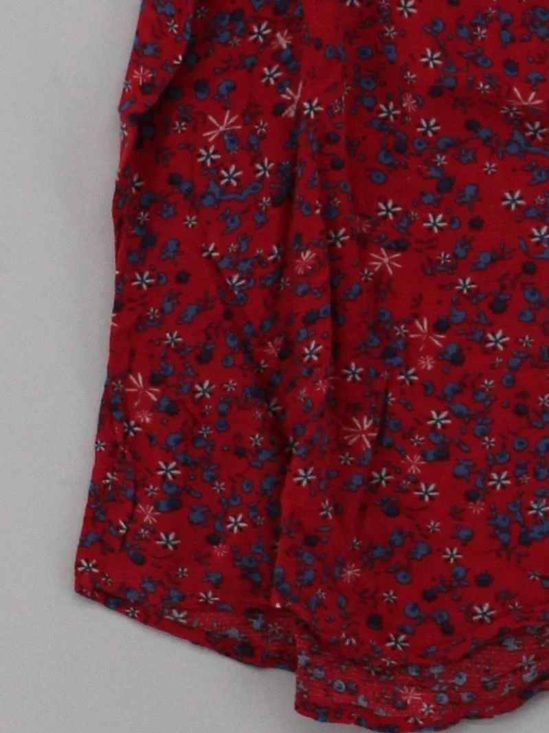 Mantaray Women's T-Shirt UK 12 Red 100% Viscose Basic - Image 4