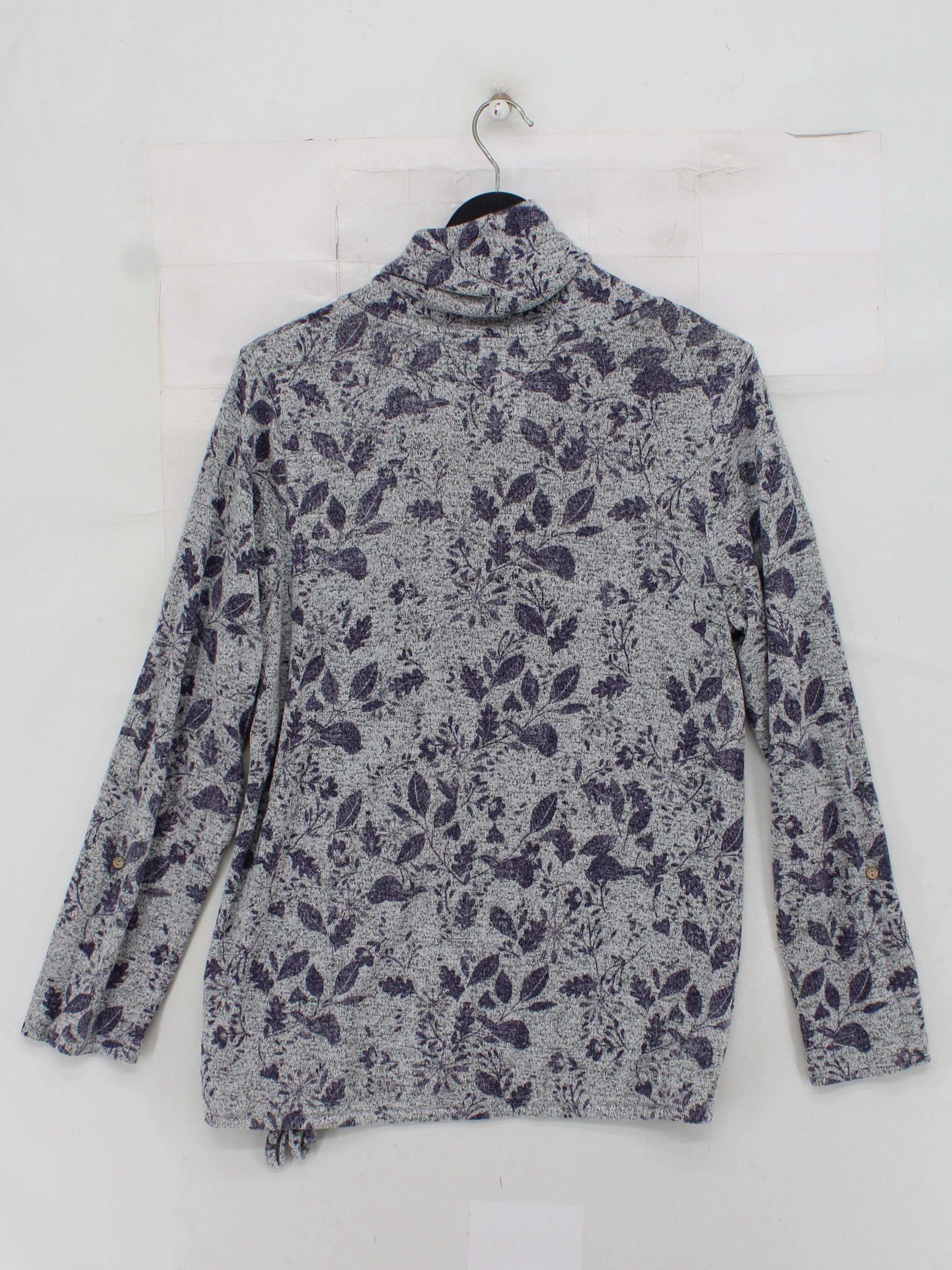 Mantaray Women's Top UK 12 Grey Viscose with Polyester, Elastane Jersey - Image 2