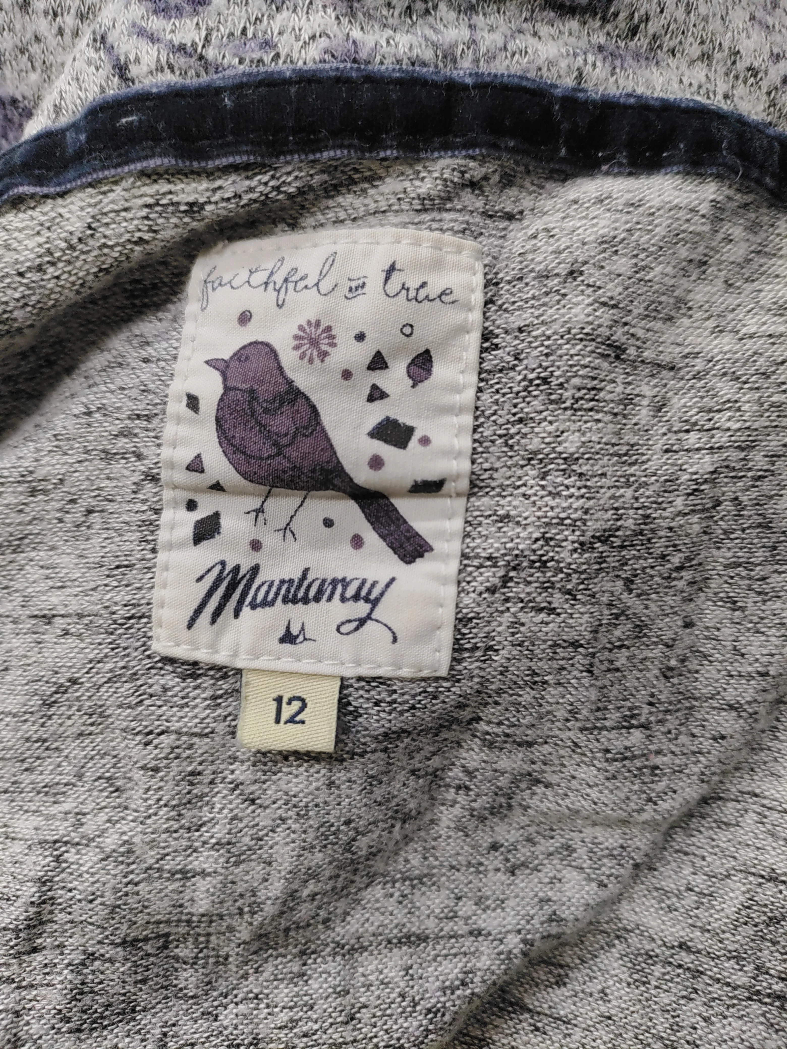 Mantaray Women's Top UK 12 Grey Viscose with Polyester, Elastane Jersey - Image 5