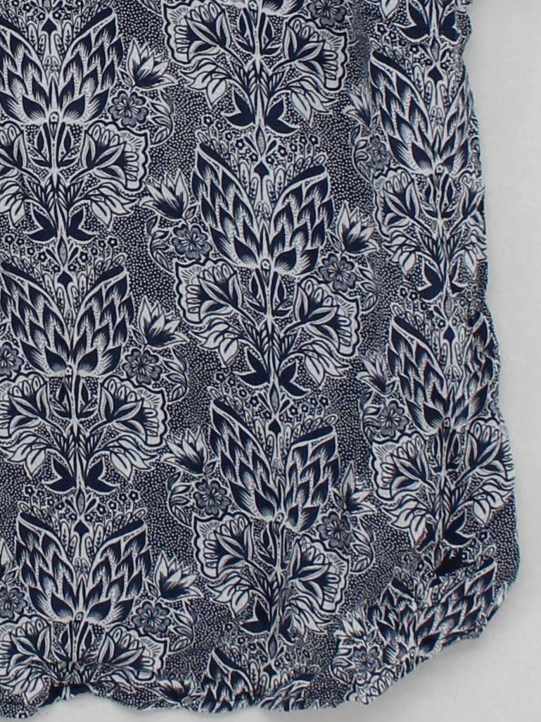 Mantaray Women's Top UK 16 Blue 100% Viscose Basic - Image 4