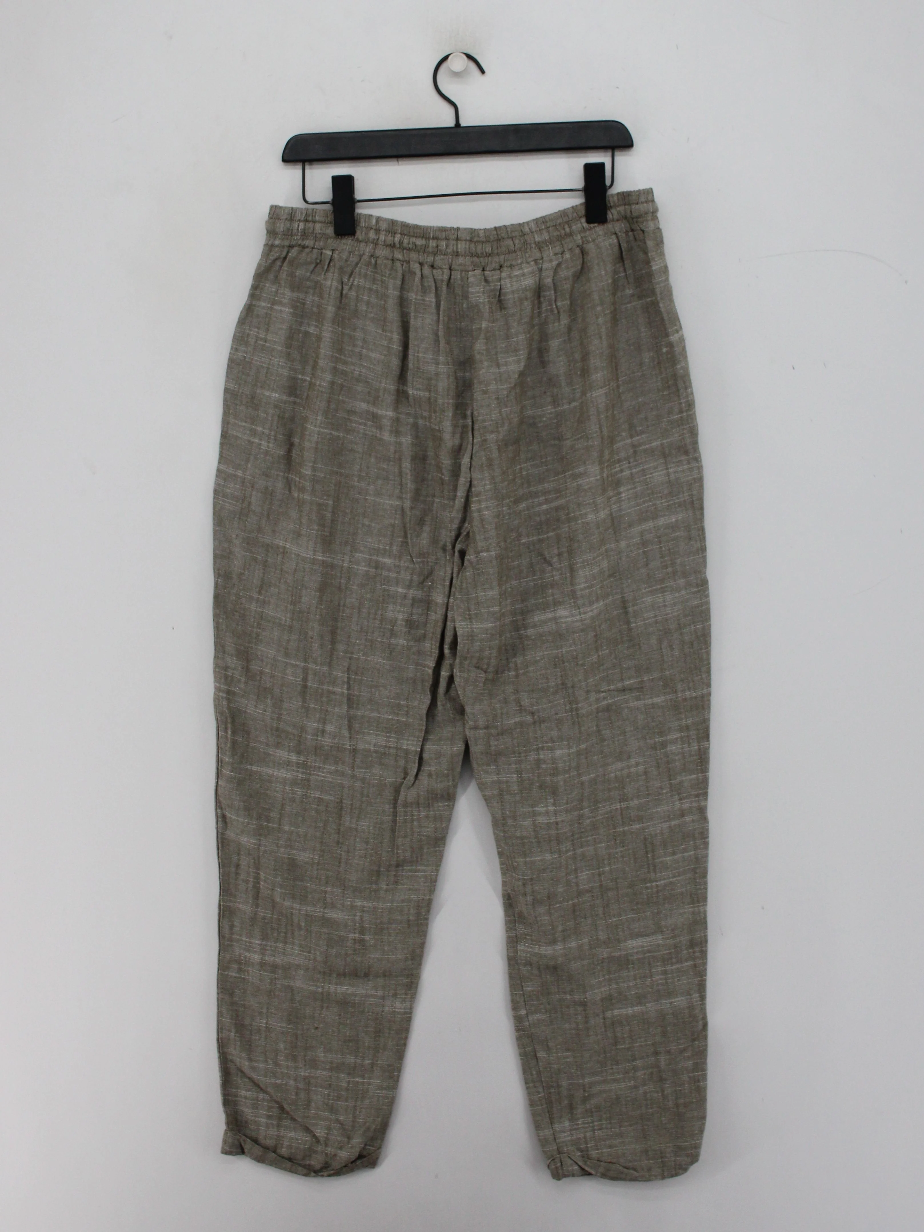 Mantaray Women's Trousers UK 18 Grey Viscose with Linen, Cotton Sweatpants - Image 2
