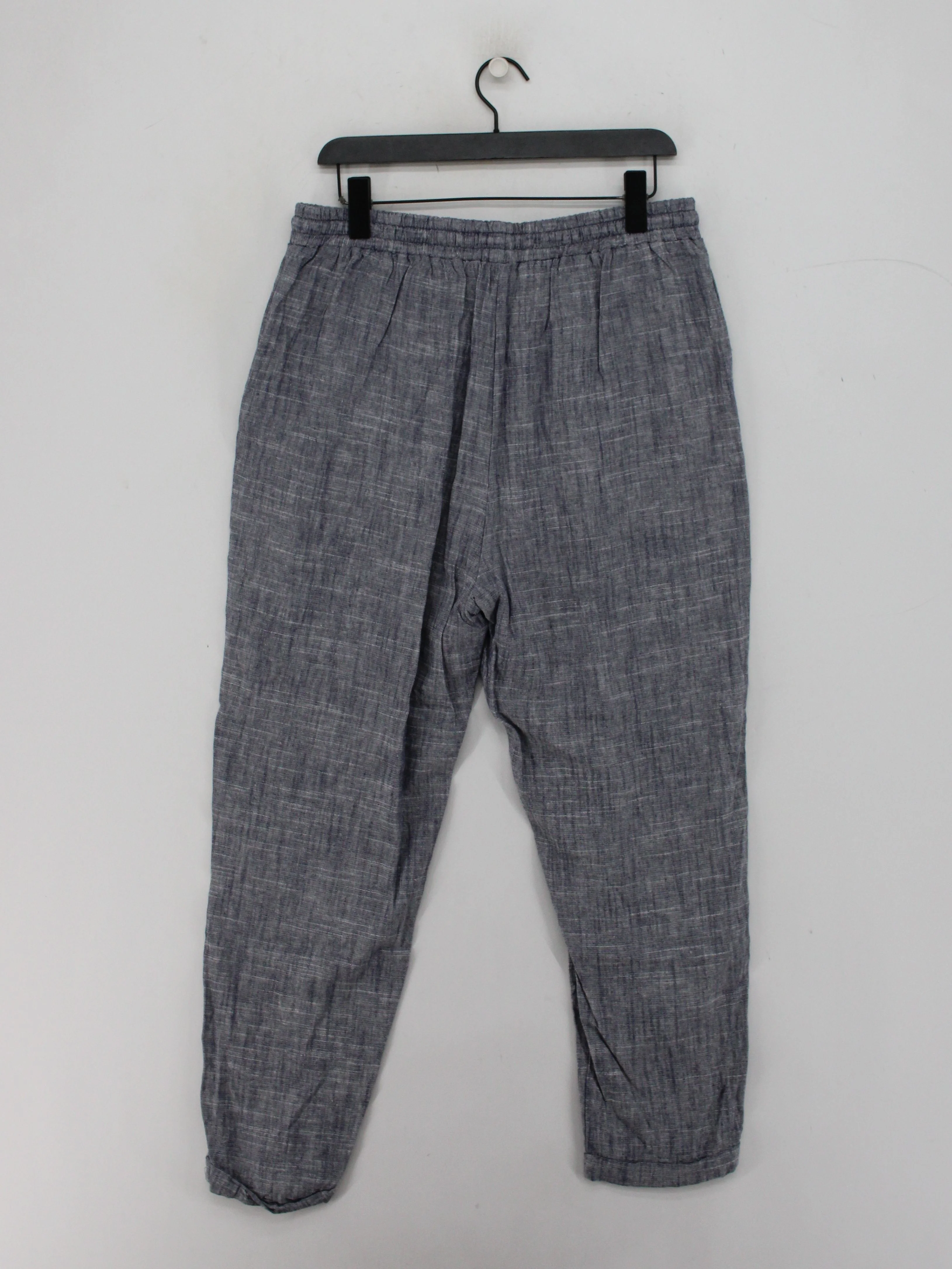 Mantaray Women's Trousers UK 18 Grey Viscose with Linen, Cotton Sweatpants - Image 2
