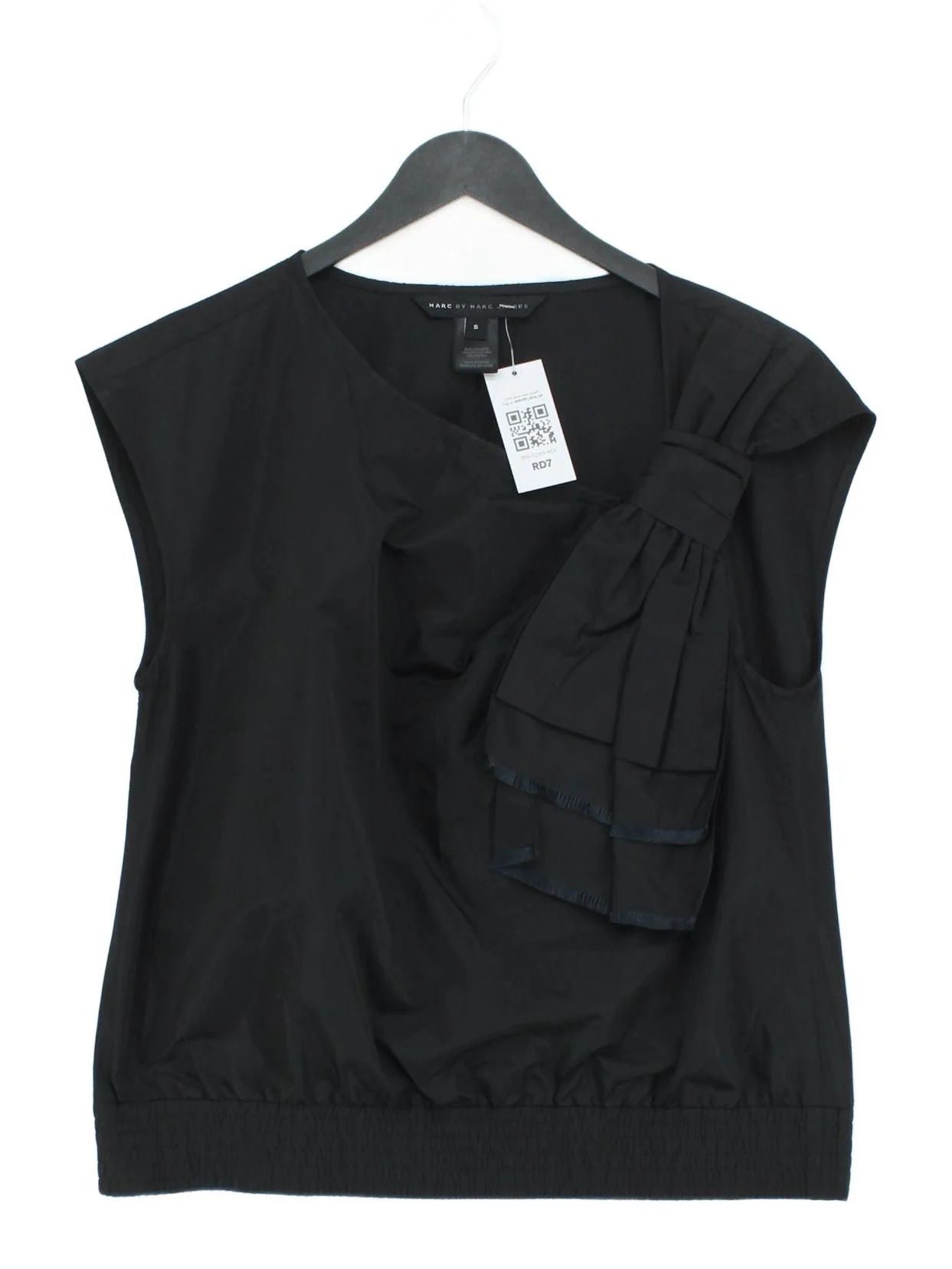 Marc By Marc Jacobs Women's Top S Black 100% Polyester Basic