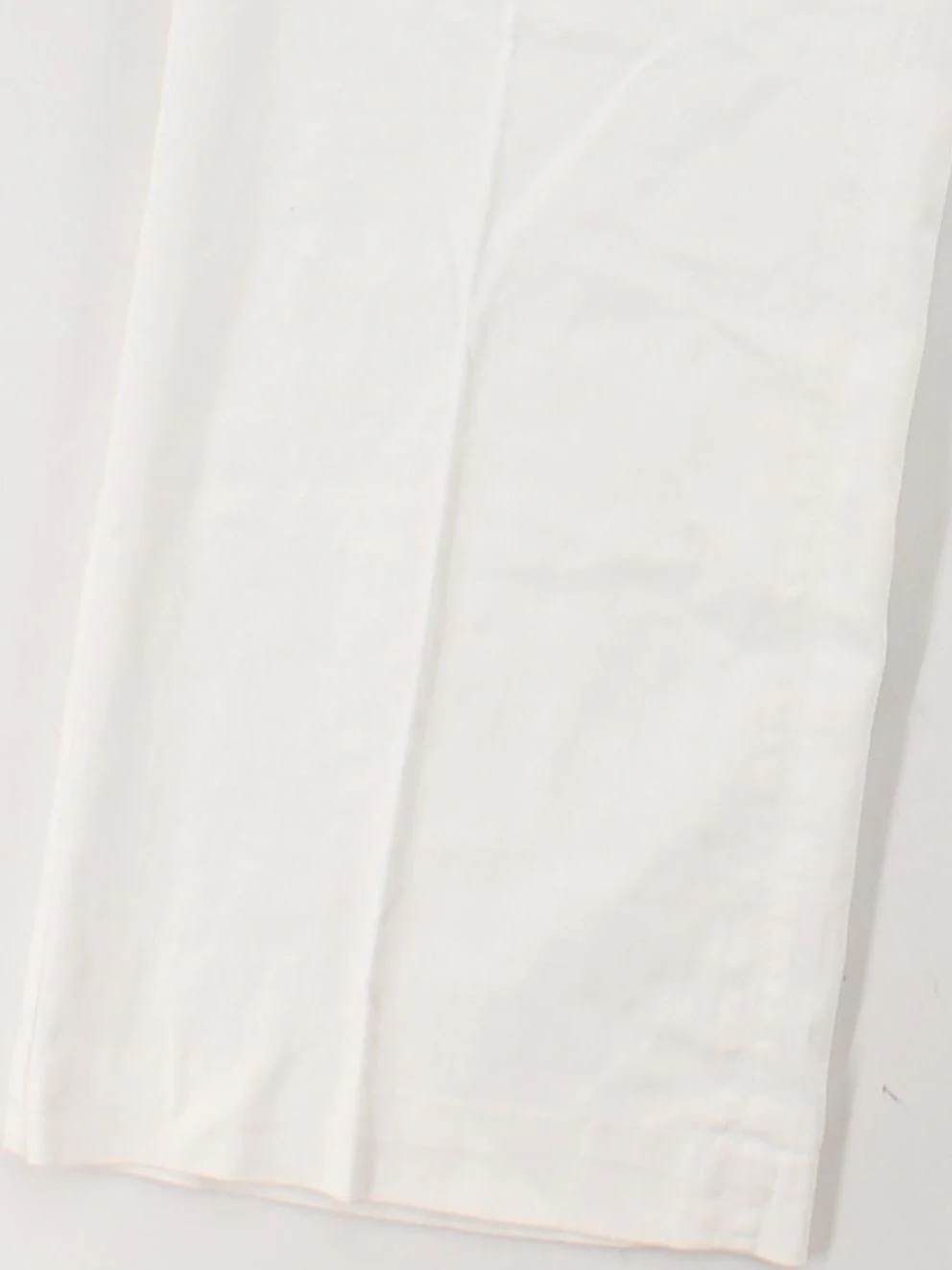 Marc Cain Women's Trousers S White Cotton with Viscose, Elastane Wide-Leg Chino - Image 4