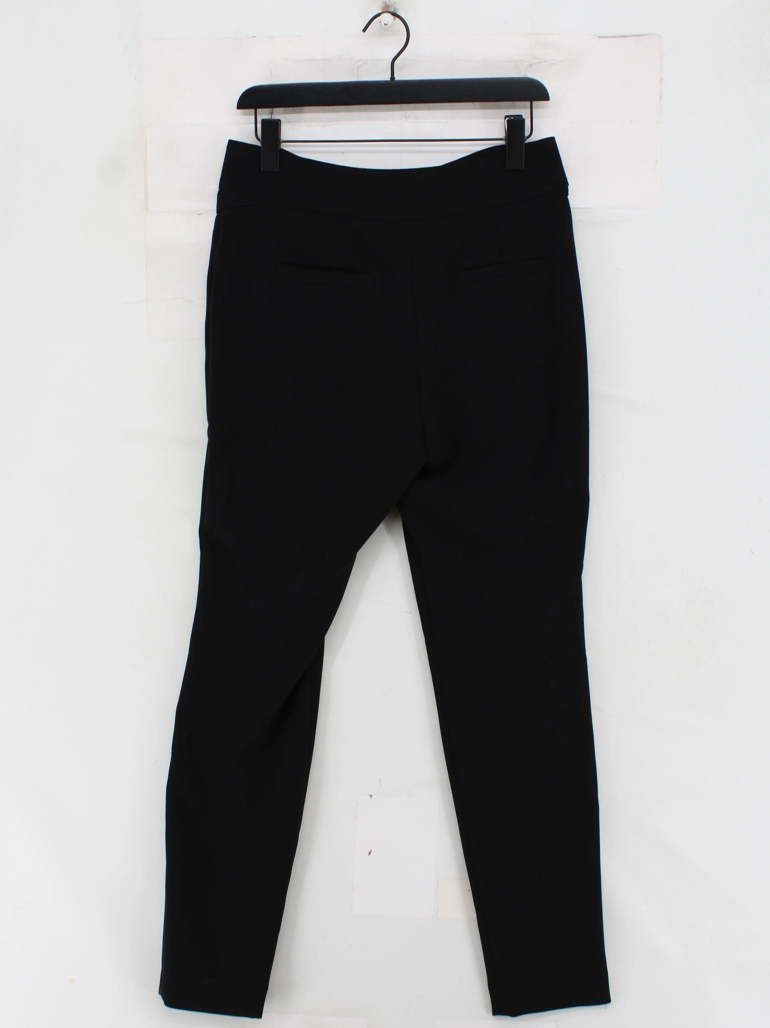 Marc Cain Women's Trousers UK 14 Black Polyester with Elastane Tapered Cropped - Image 2