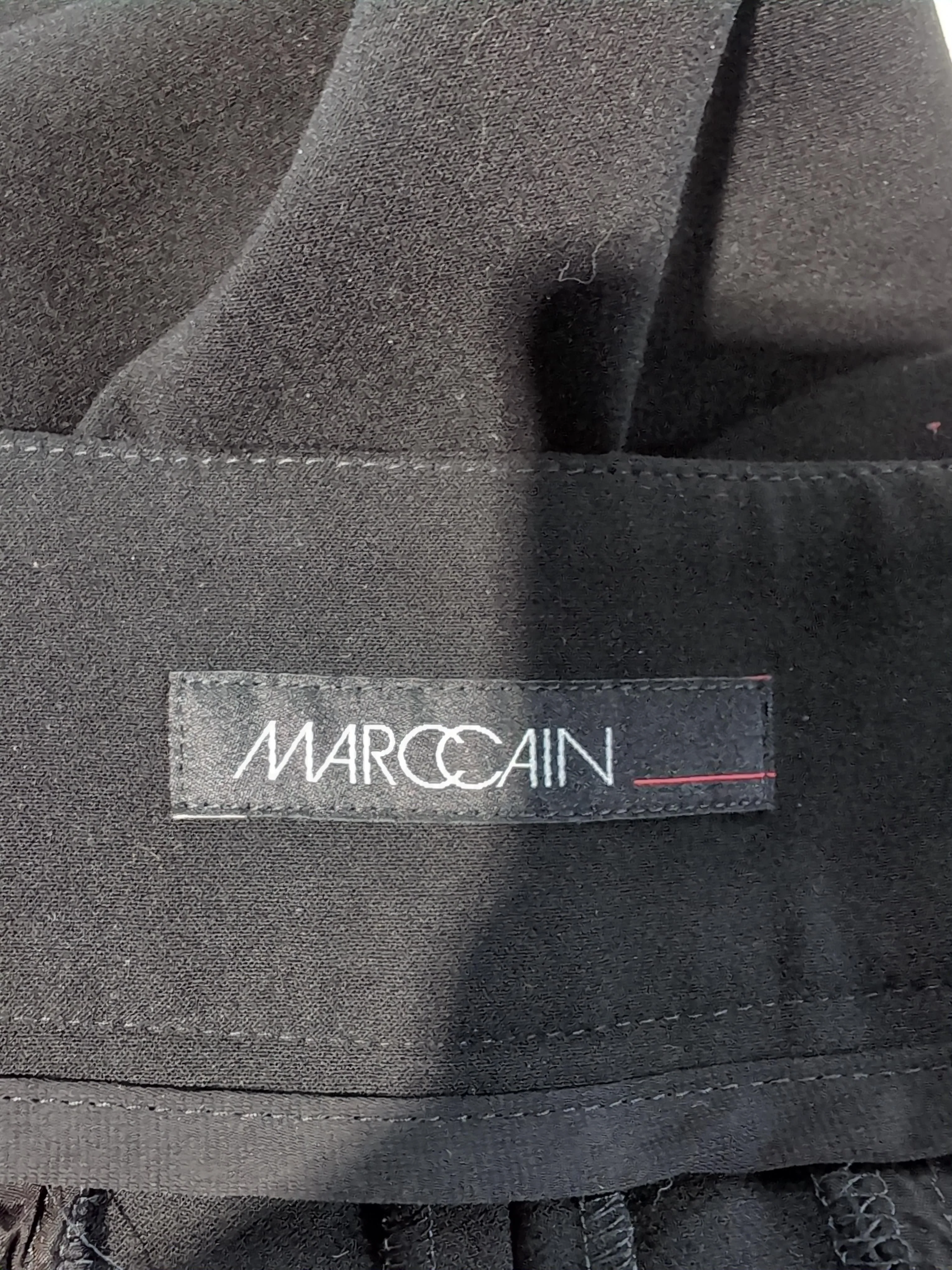 Marc Cain Women's Trousers UK 14 Black Polyester with Elastane Tapered Cropped - Image 5