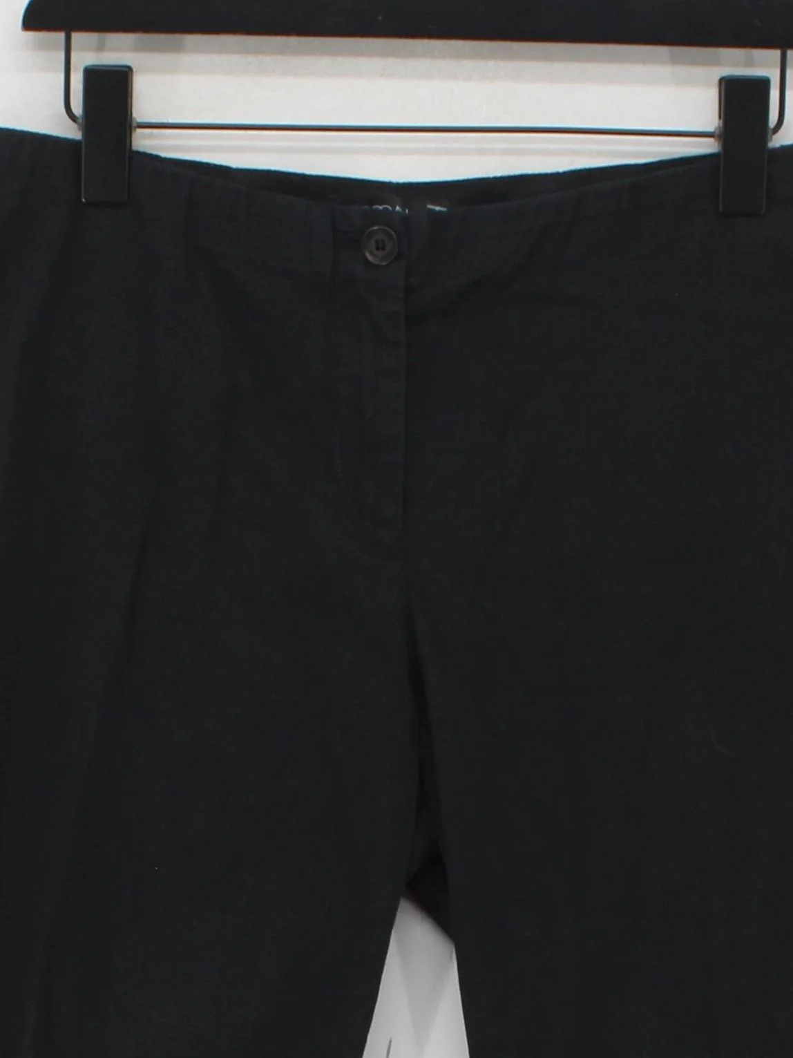 Marc Cain Women's Trousers W 32 in Black Cotton with Elastane Tapered Chino - Image 3