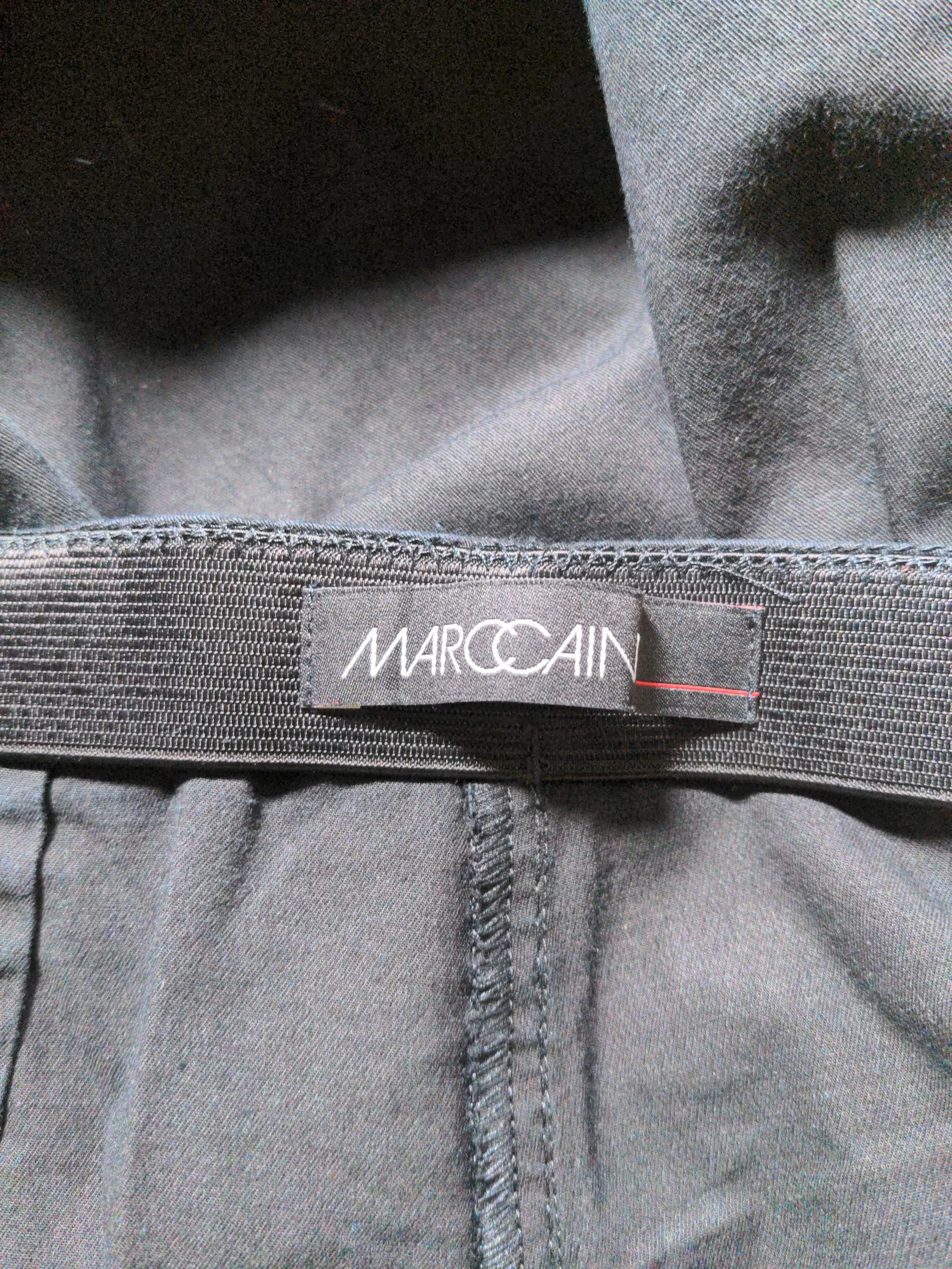 Marc Cain Women's Trousers W 32 in Black Cotton with Elastane Tapered Chino - Image 6