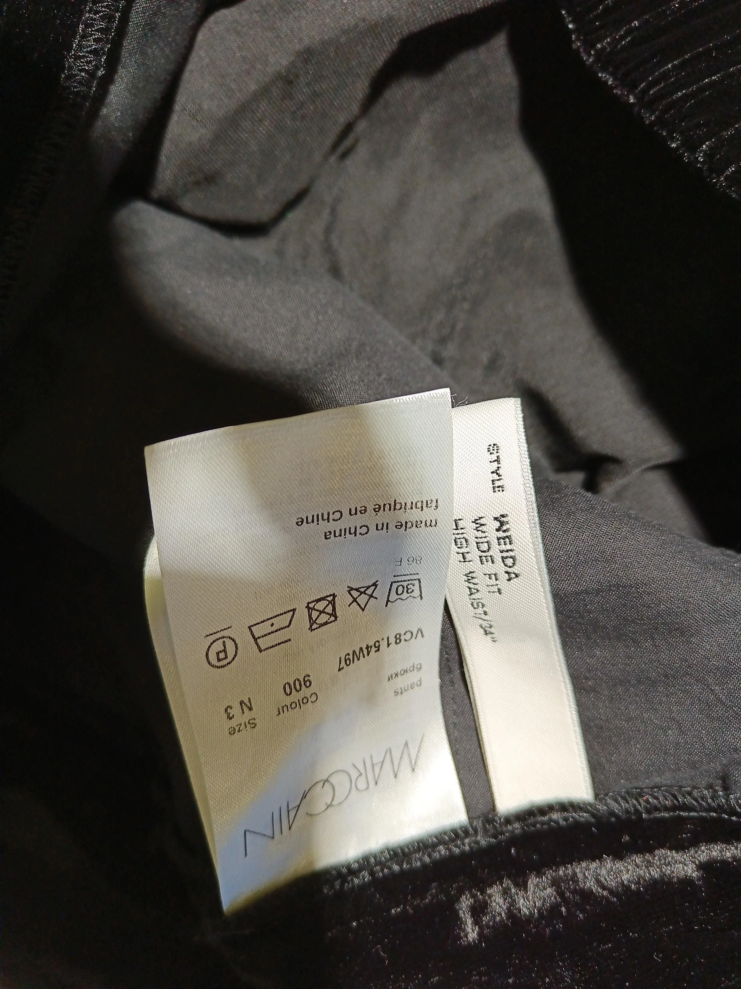 Marc Cain Women's Trousers W 34 in Black 100% Other Wide-Leg Chino - Image 6