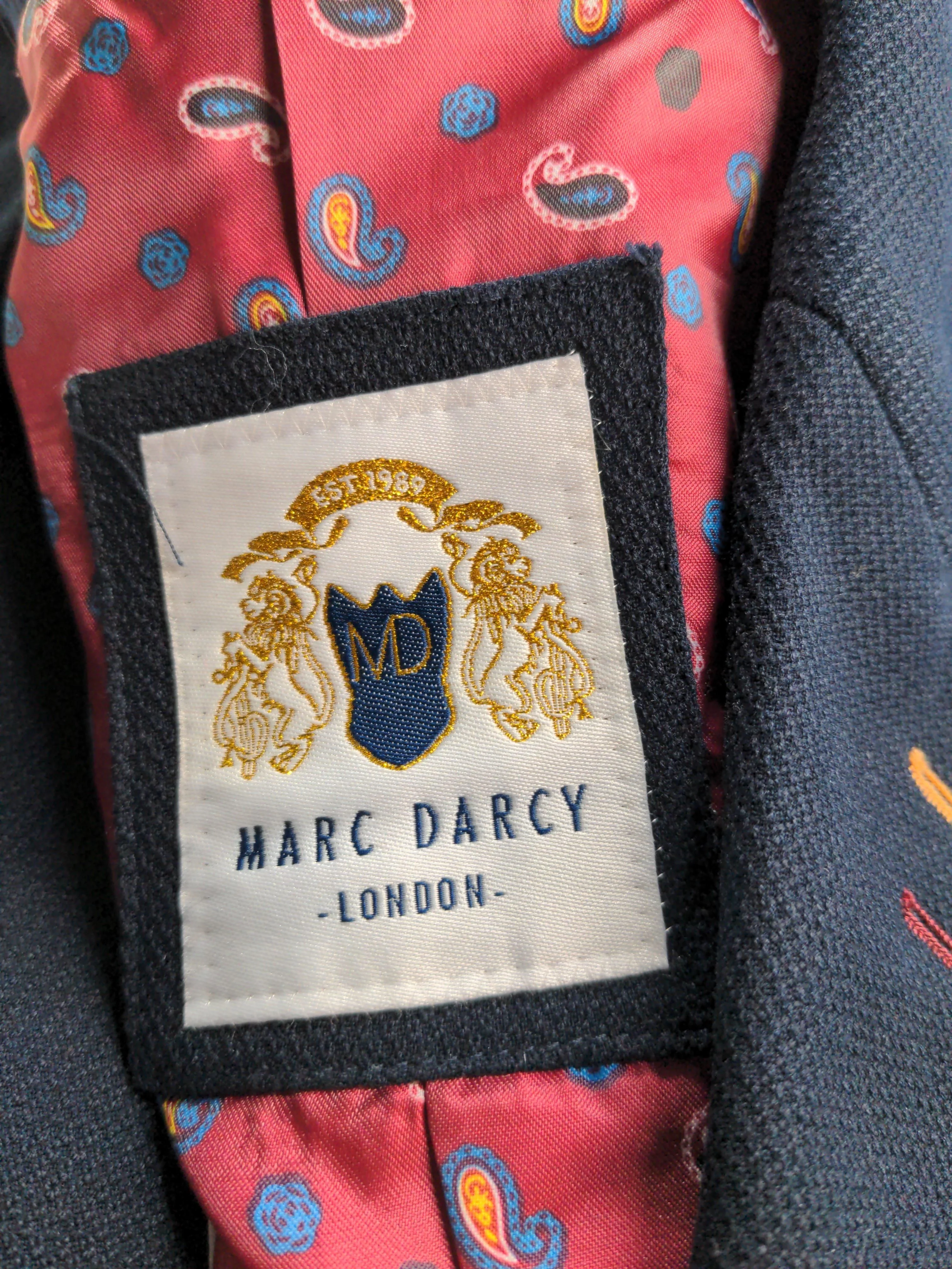 Marc Darcy Men's Blazer L Blue 100% Other Overcoat - Image 5