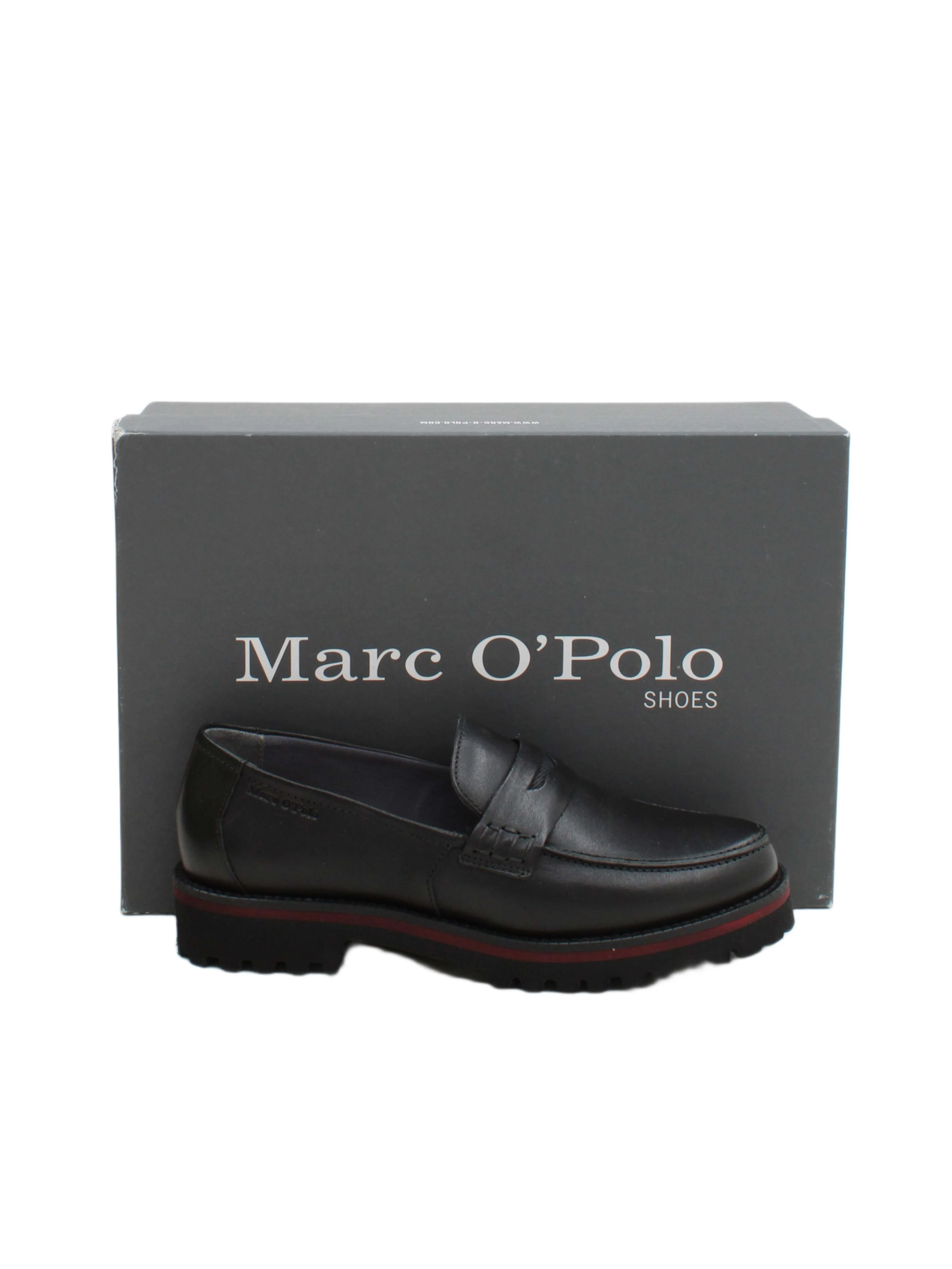 Marc O'Polo Men's Formal Shoes UK 3 Black 100% Leather Brogue
