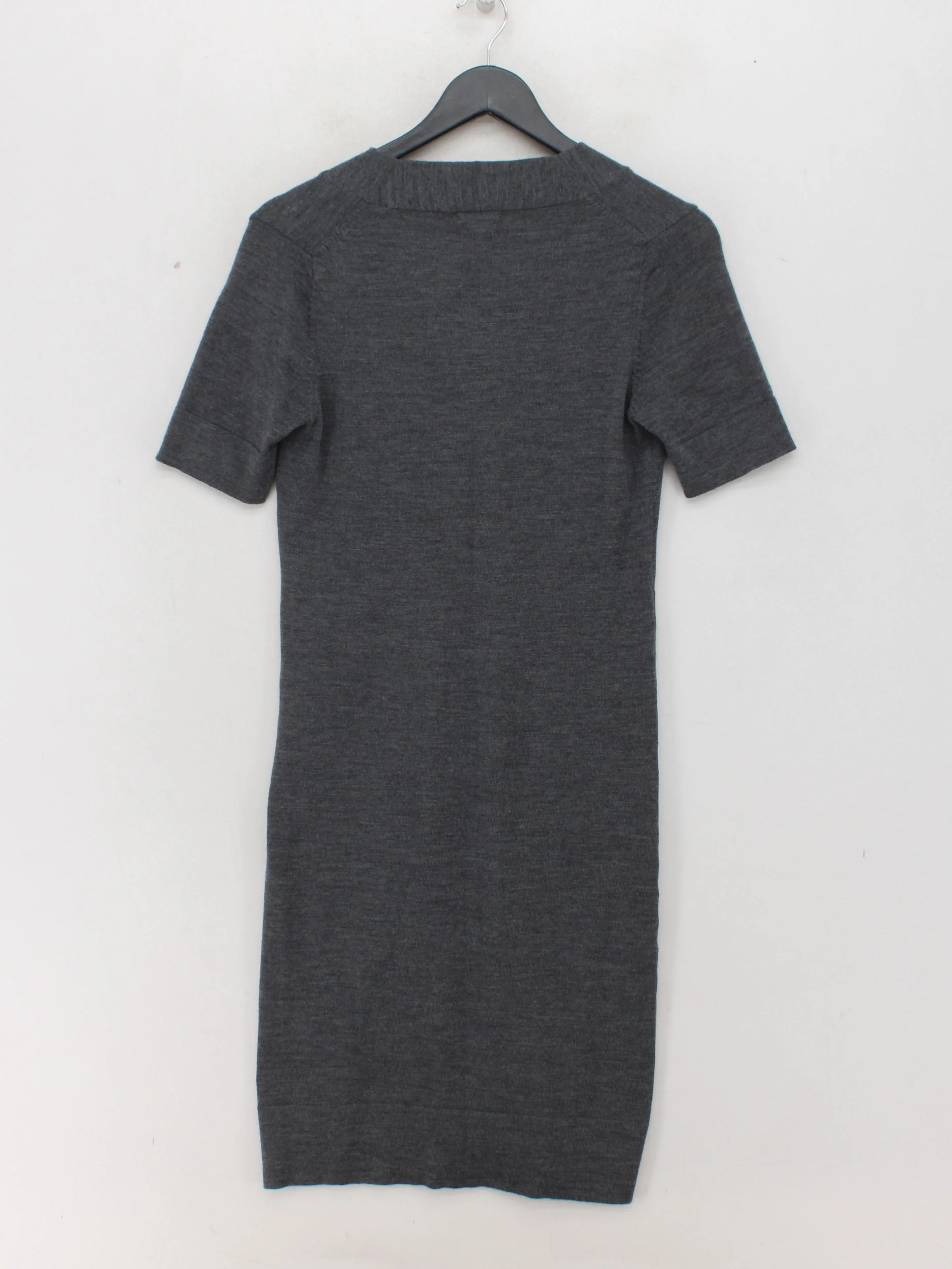 Marc O'Polo T-Shirt Mini Dress UK8 in Grey - Image 2