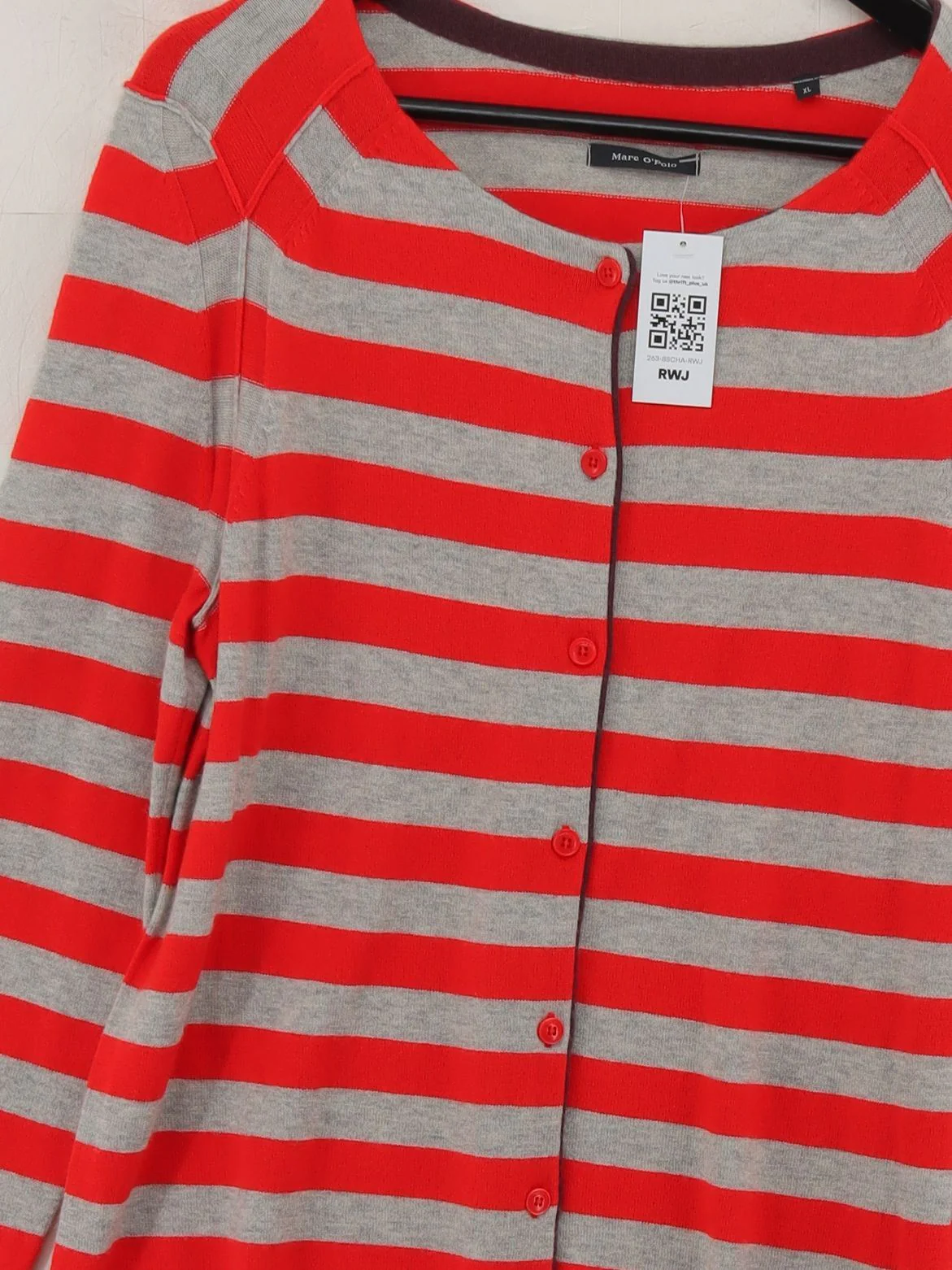 Marc O'Polo Women's Cardigan XL Red Wool - Image 3