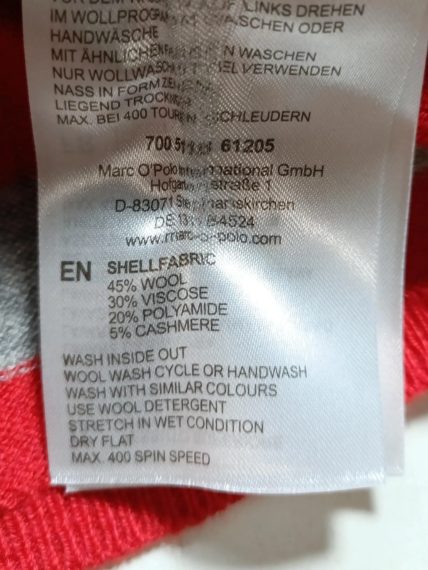 Marc O'Polo Women's Cardigan XL Red Wool - Image 6