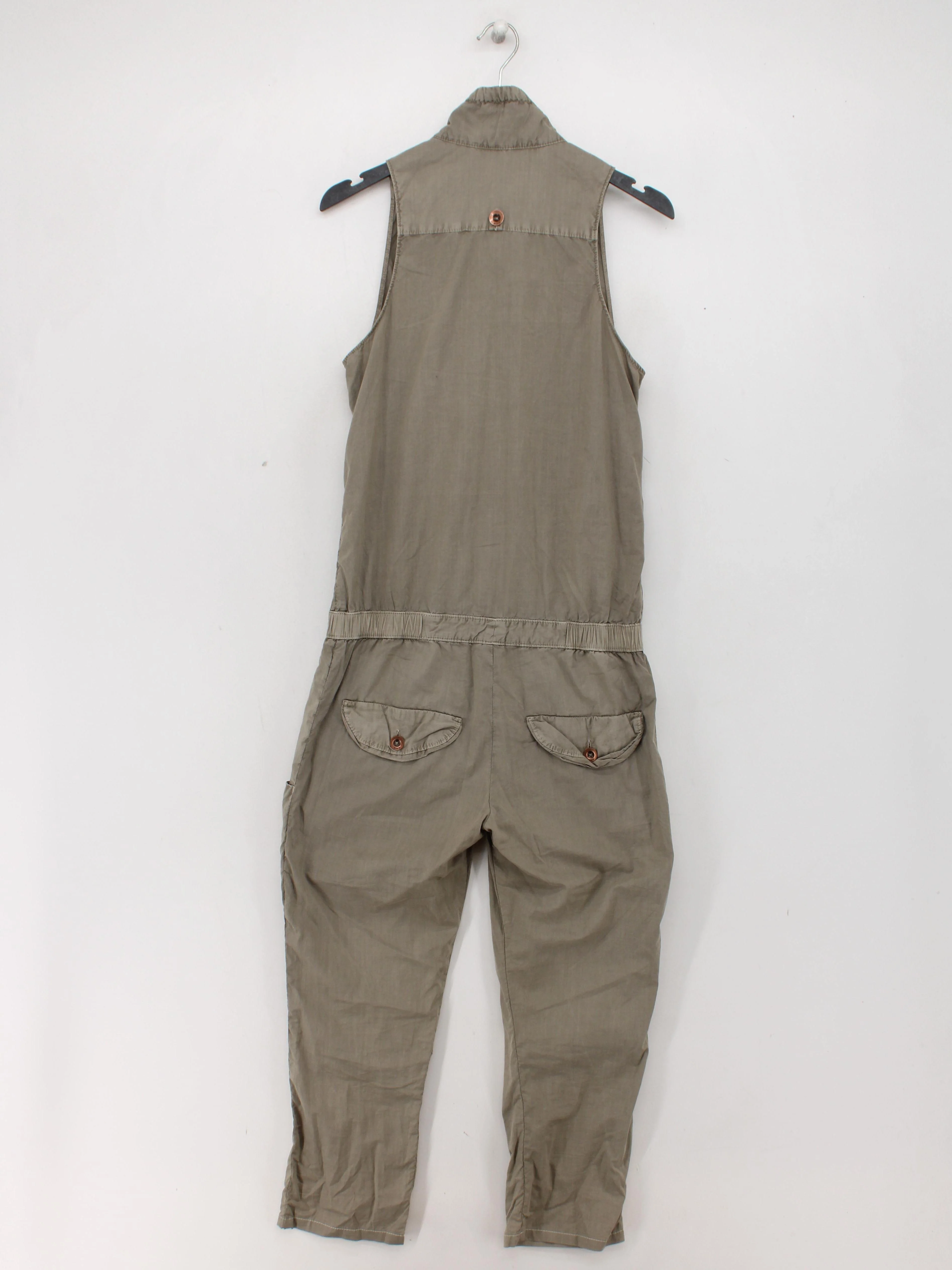Marc O'Polo Women's Jumpsuit M Tan 100% Other Tapered Jumpsuit - Image 2