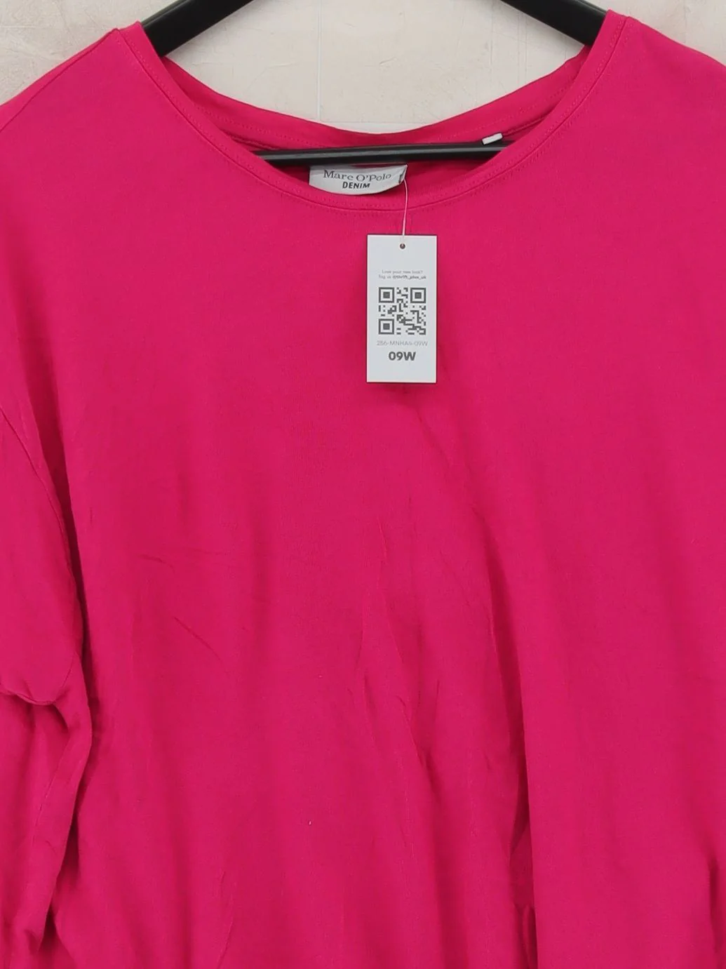 Marc O'Polo Women's T-Shirt XL Pink 100% Cotton Short Sleeve Round Neck Basic - Image 3