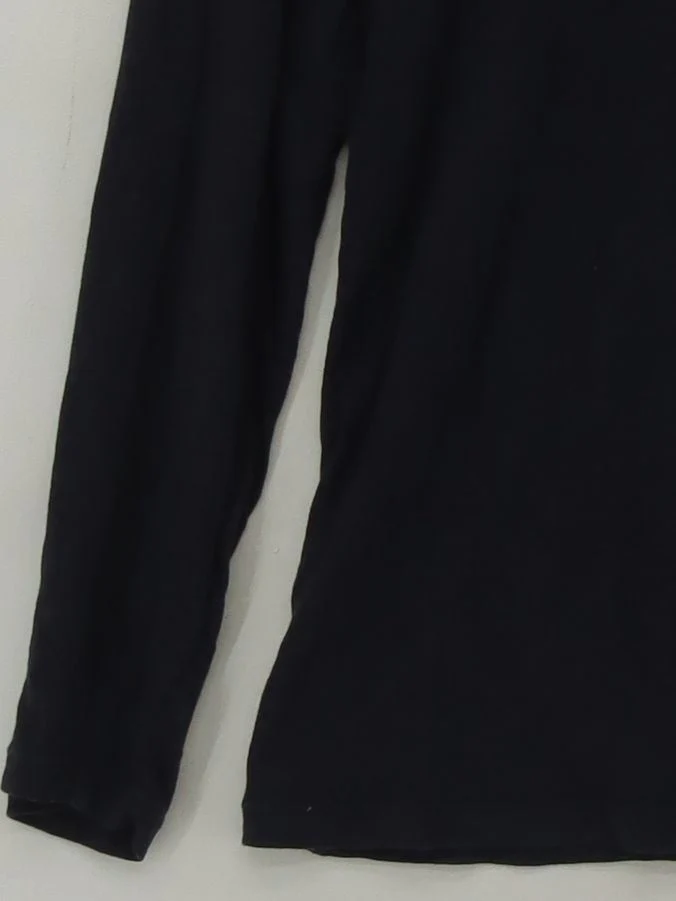Marc O'Polo Women's Top M Black 100% Cotton Long Sleeve Round Neck Basic - Image 4