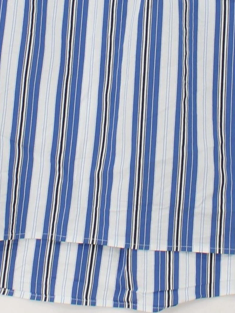 Marc O'Polo Women's Top UK 12 Blue Cotton with Polyamide, Elastane Basic - Image 4