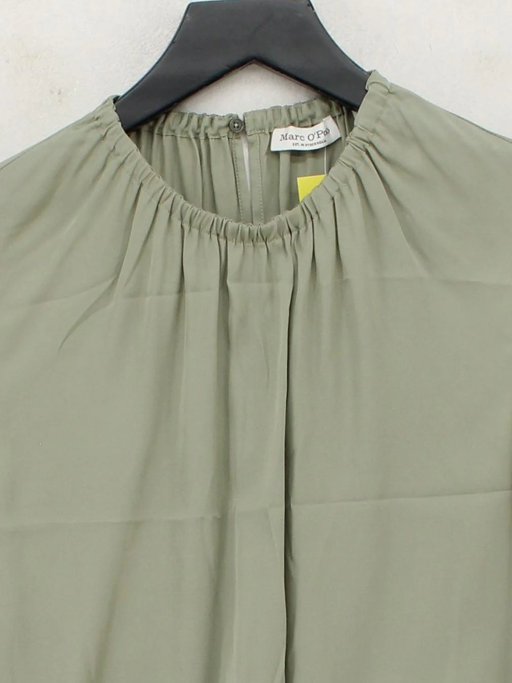 Marc O'Polo Women's Top XS Green 100% Viscose Sleeveless High Neck Basic - Image 3