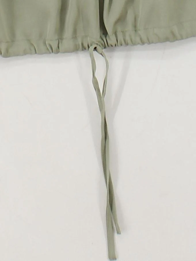 Marc O'Polo Women's Top XS Green 100% Viscose Sleeveless High Neck Basic - Image 4
