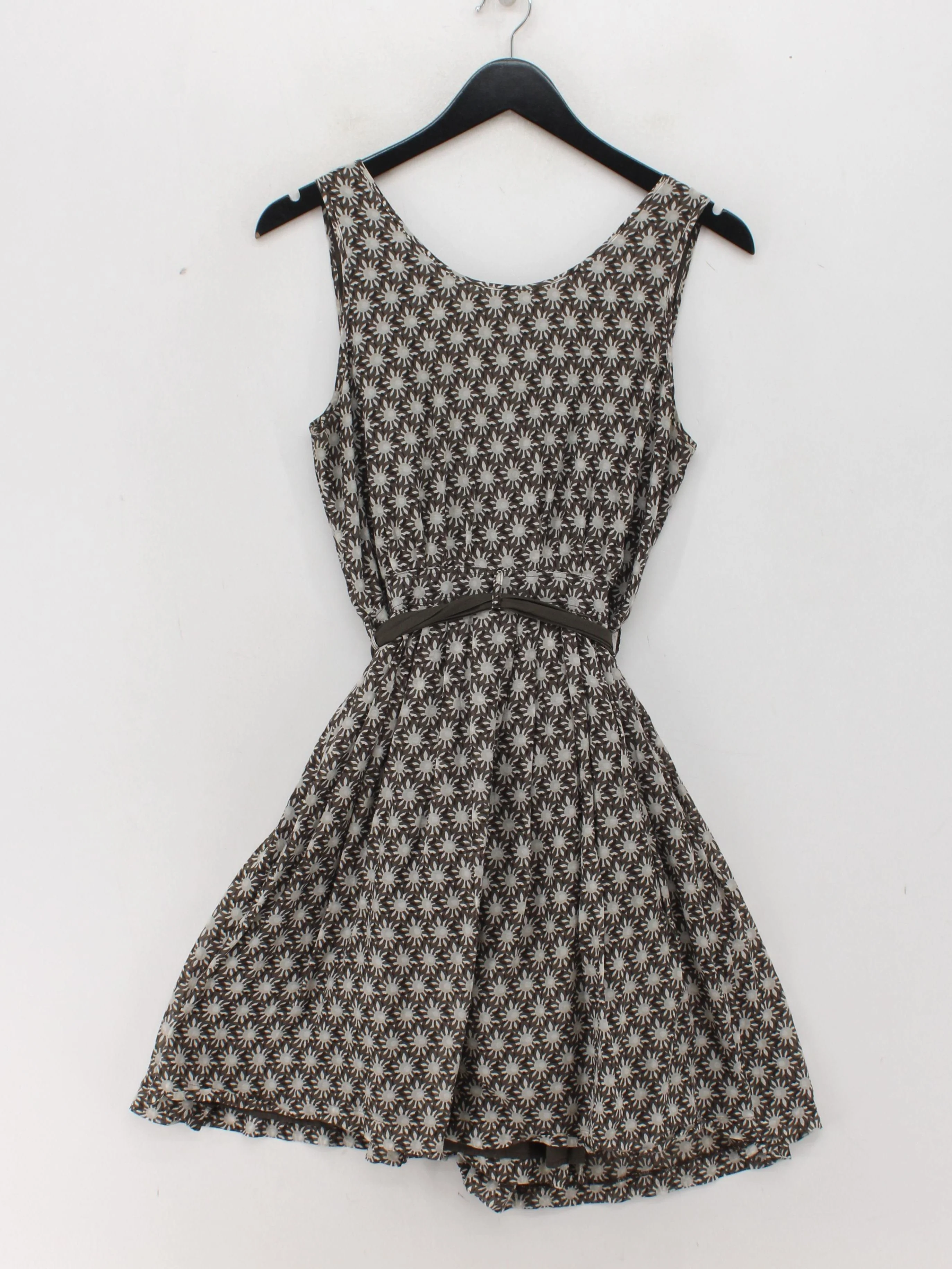 Marc O'Polo Wrap Mini Dress M in Brown - Image 2