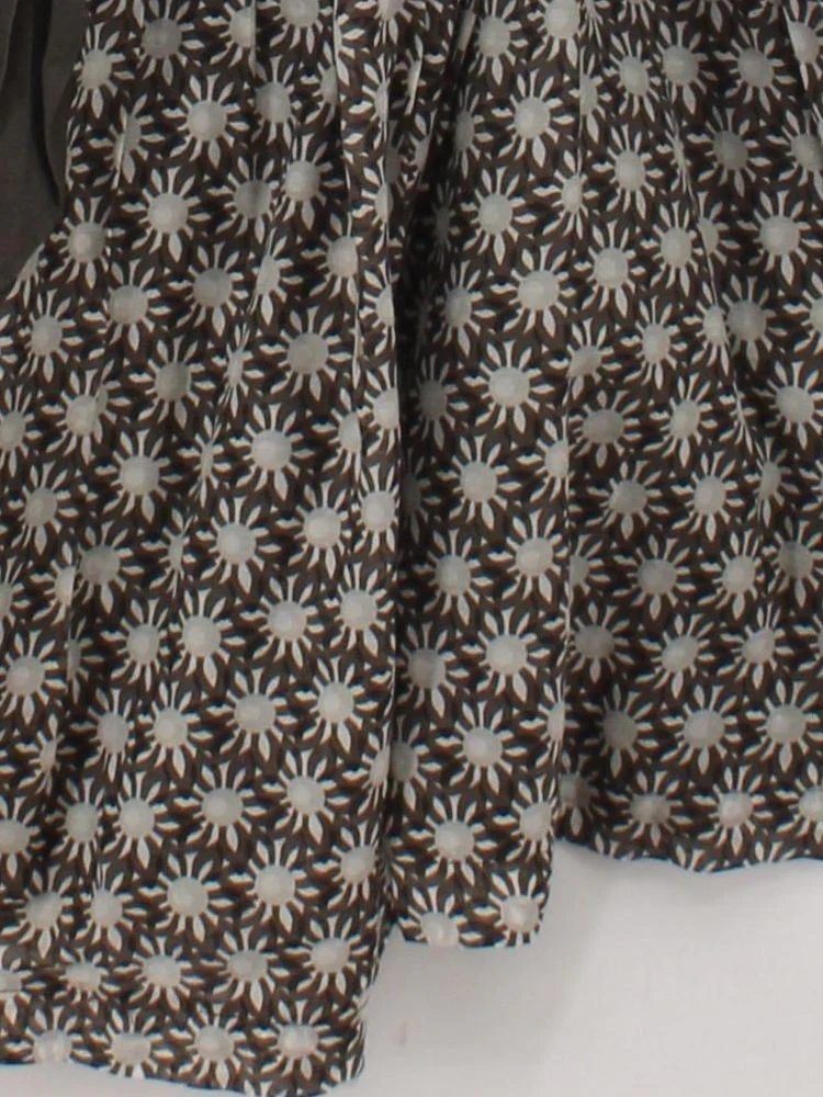 Marc O'Polo Wrap Mini Dress M in Brown - Image 4