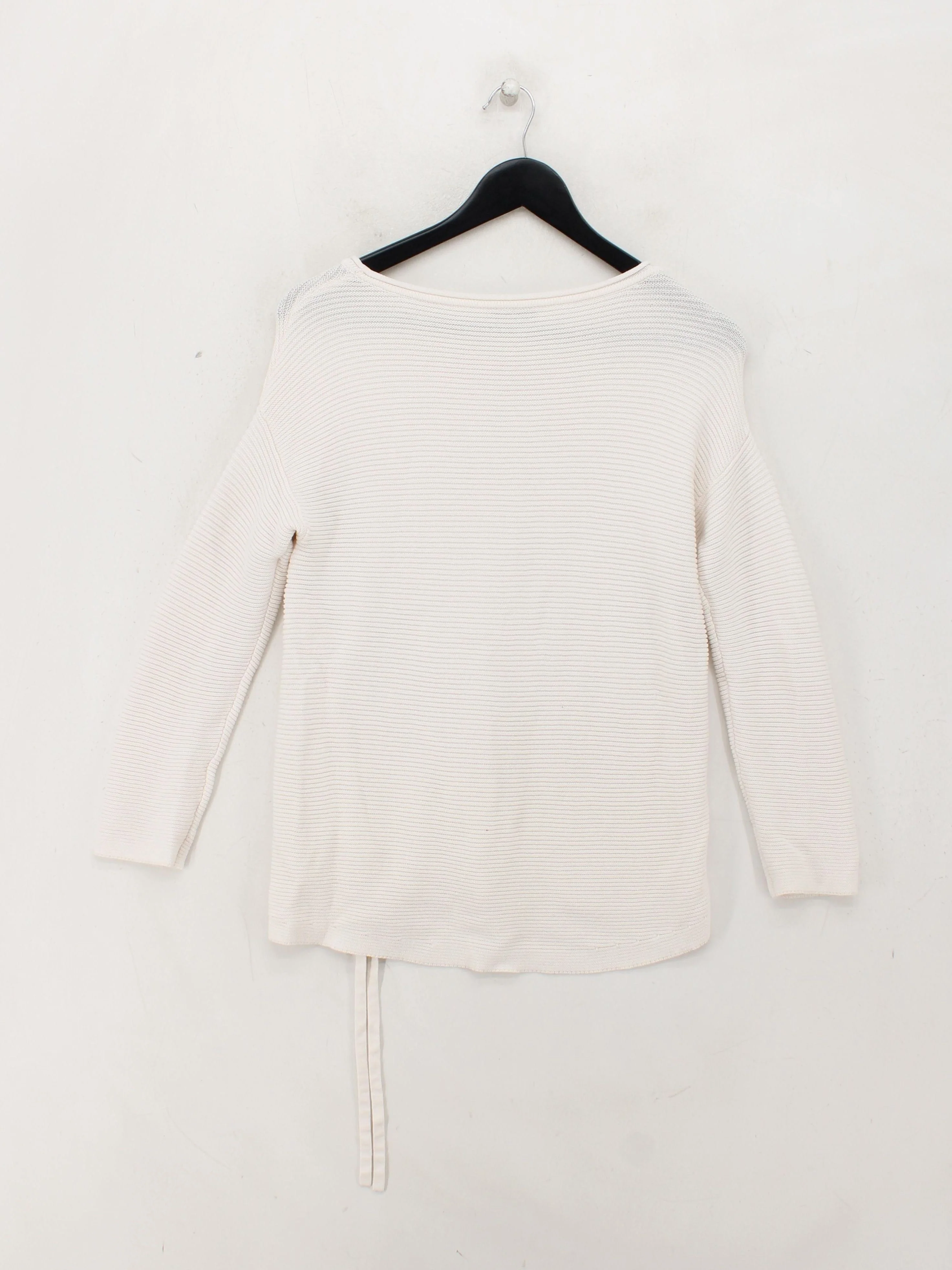 Marella Women's Jumper M Cream 100% Other Round Neck Pullover - Image 2