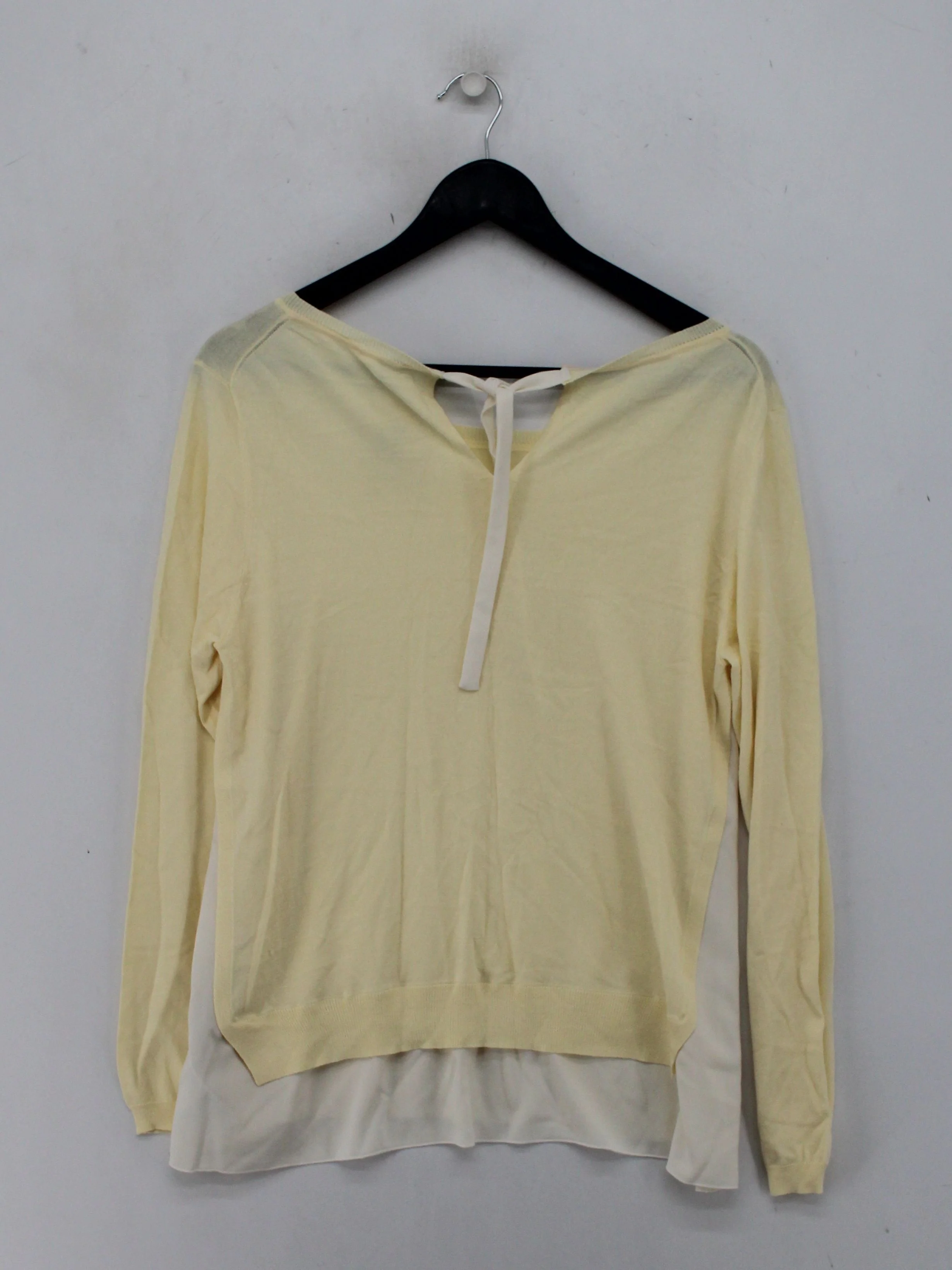 Marella Women's Jumper XL Yellow Viscose with Polyamide, Elastane Pullover - Image 2