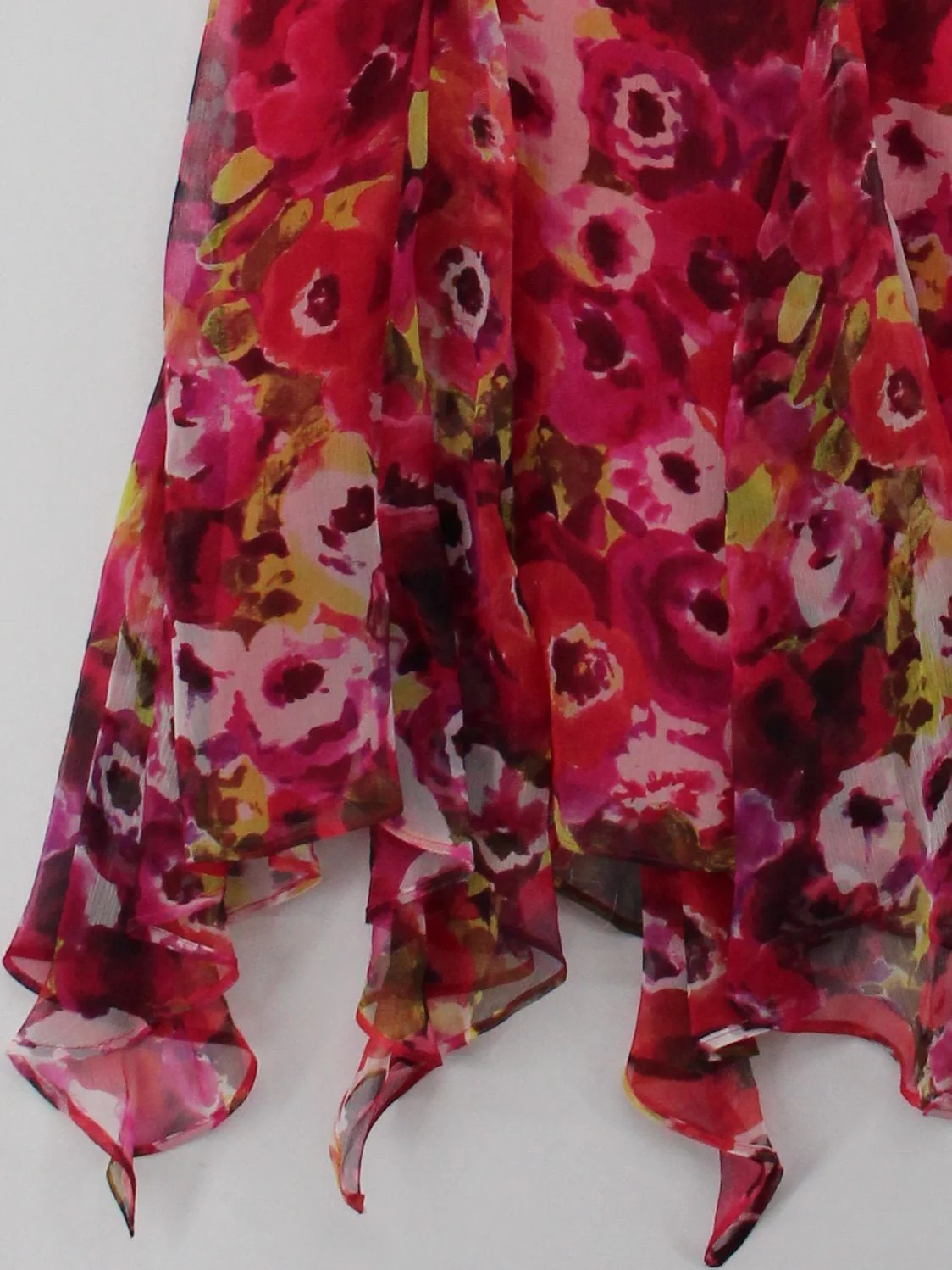 Marella Women's Midi Skirt UK 12 Multi Floral Silk with Polyester Midi A-Line - Image 4
