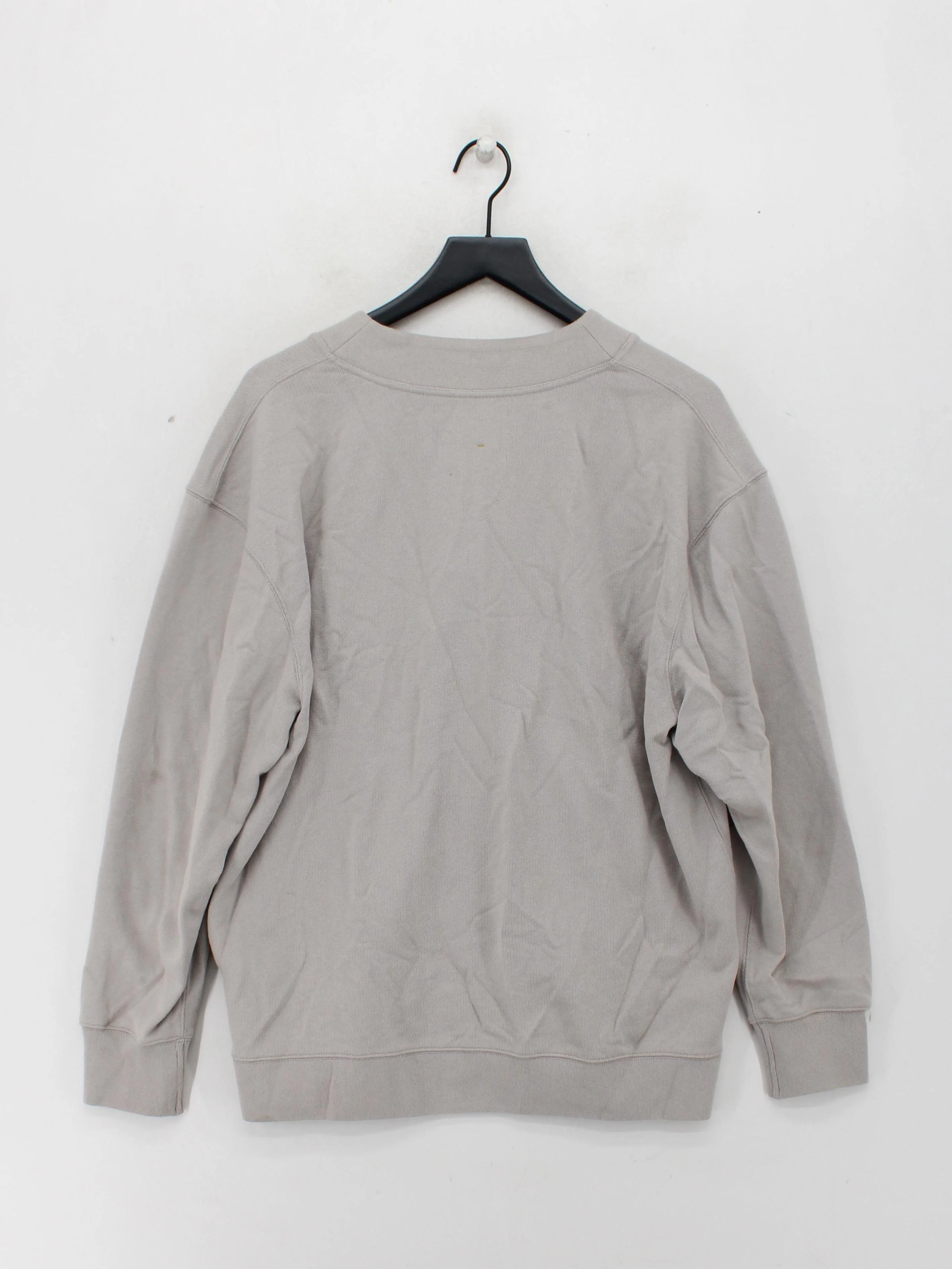 Margaret Howell Men's Cardigan S Grey 100% Cotton V-Neck Cardigan - Image 2