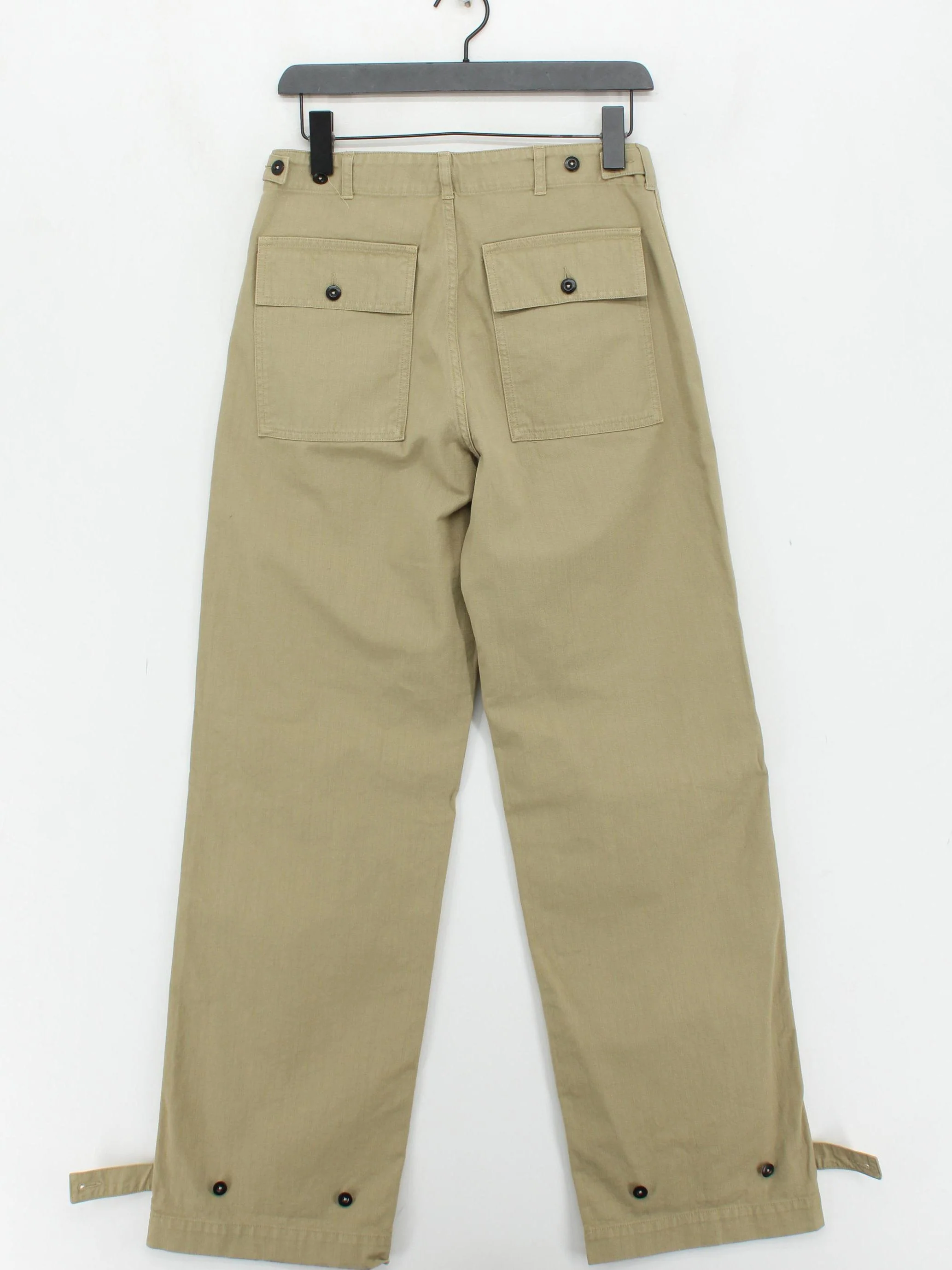Margaret Howell Men's Trousers S Tan 100% Cotton Wide-Leg Chino - Image 2