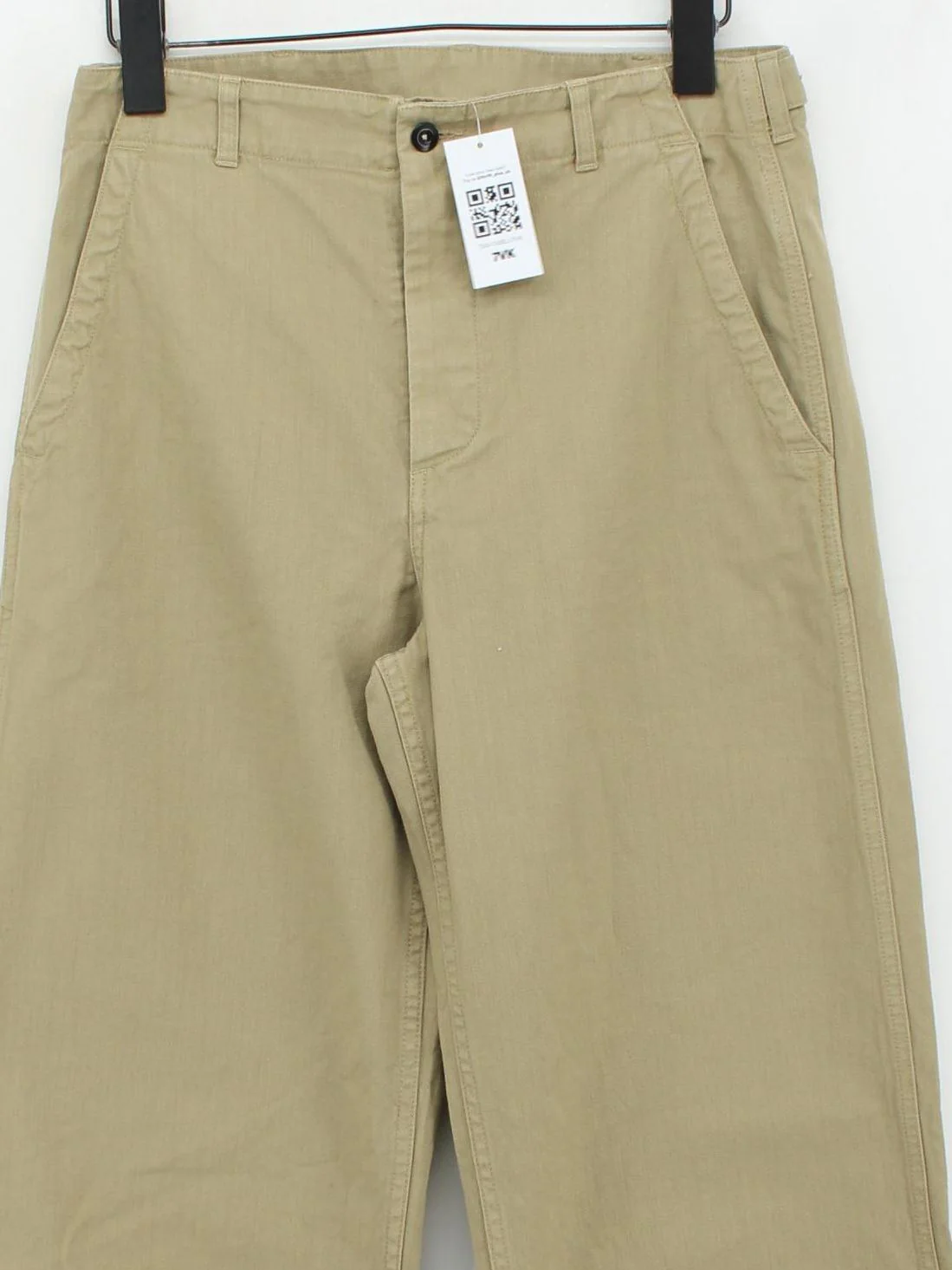 Margaret Howell Men's Trousers S Tan 100% Cotton Wide-Leg Chino - Image 3