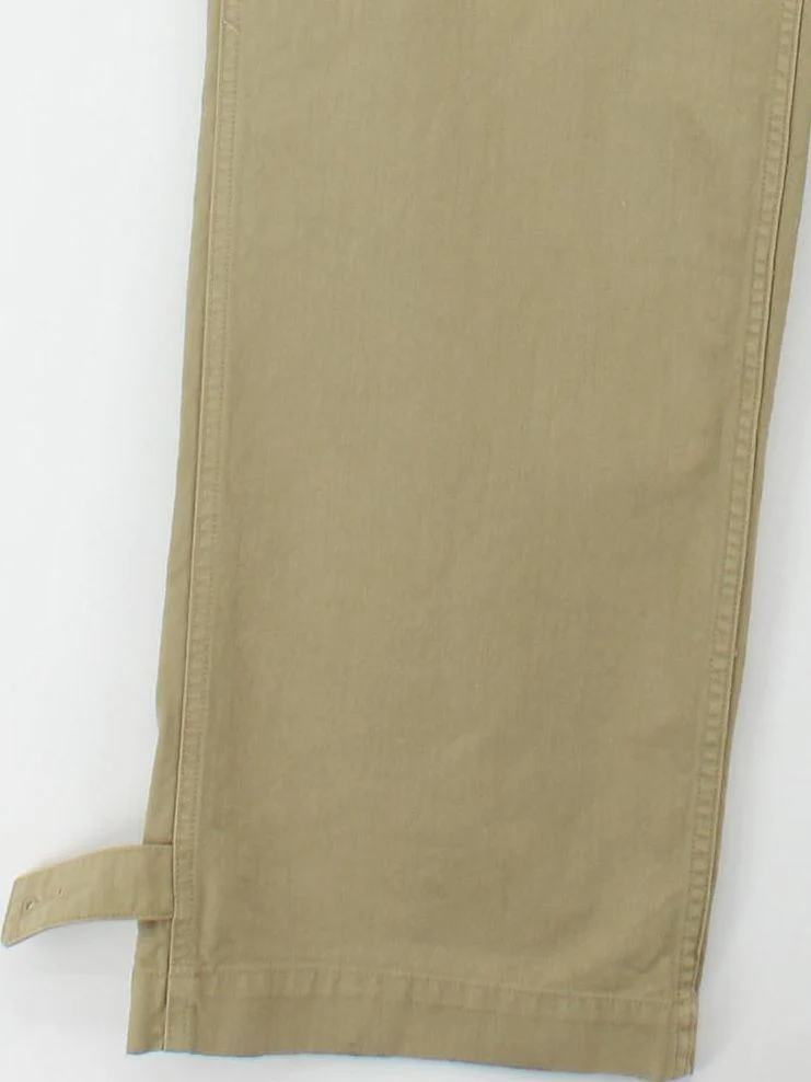 Margaret Howell Men's Trousers S Tan 100% Cotton Wide-Leg Chino - Image 4