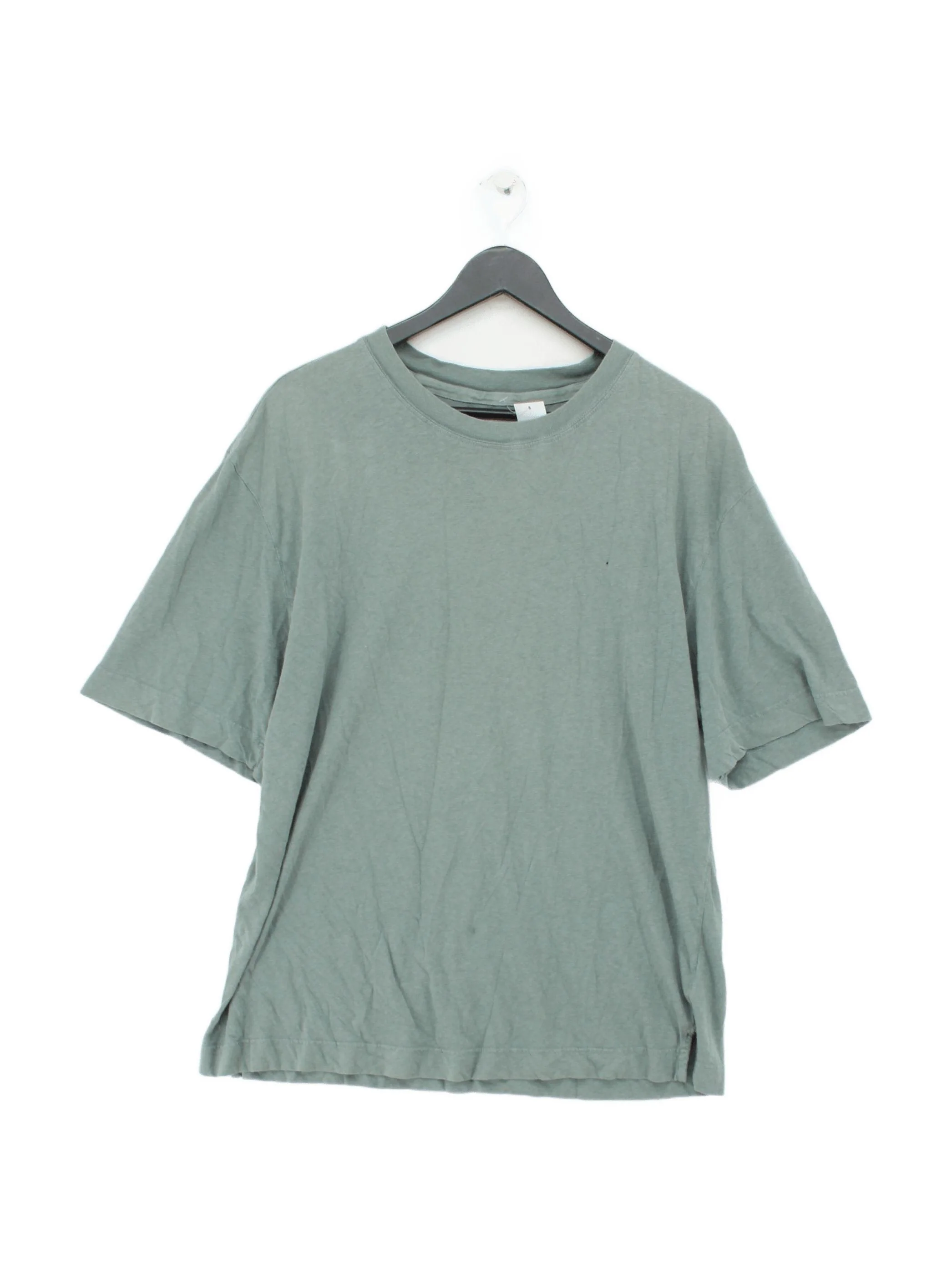 Margaret Howell (MHL.) Men's T-Shirt L Green Cotton with Linen Basic
