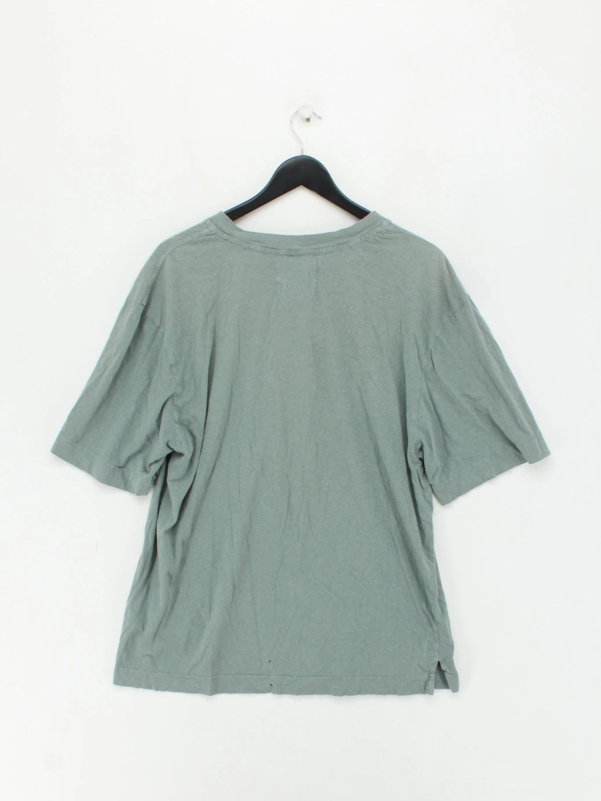 Margaret Howell (MHL.) Men's T-Shirt L Green Cotton with Linen Basic - Image 2