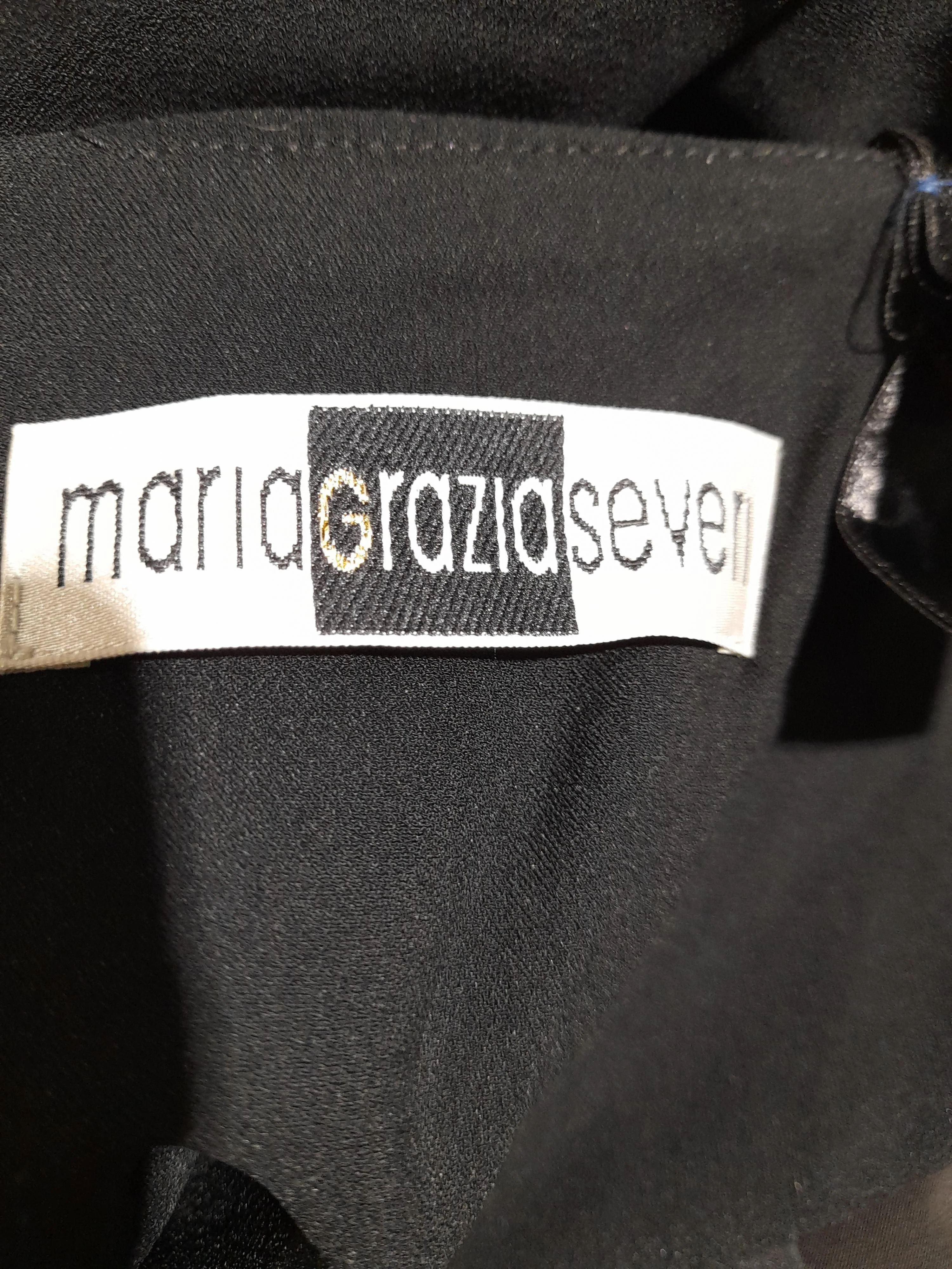 Maria Grazia Severi Maxi Dress UK14 in Black - Image 6