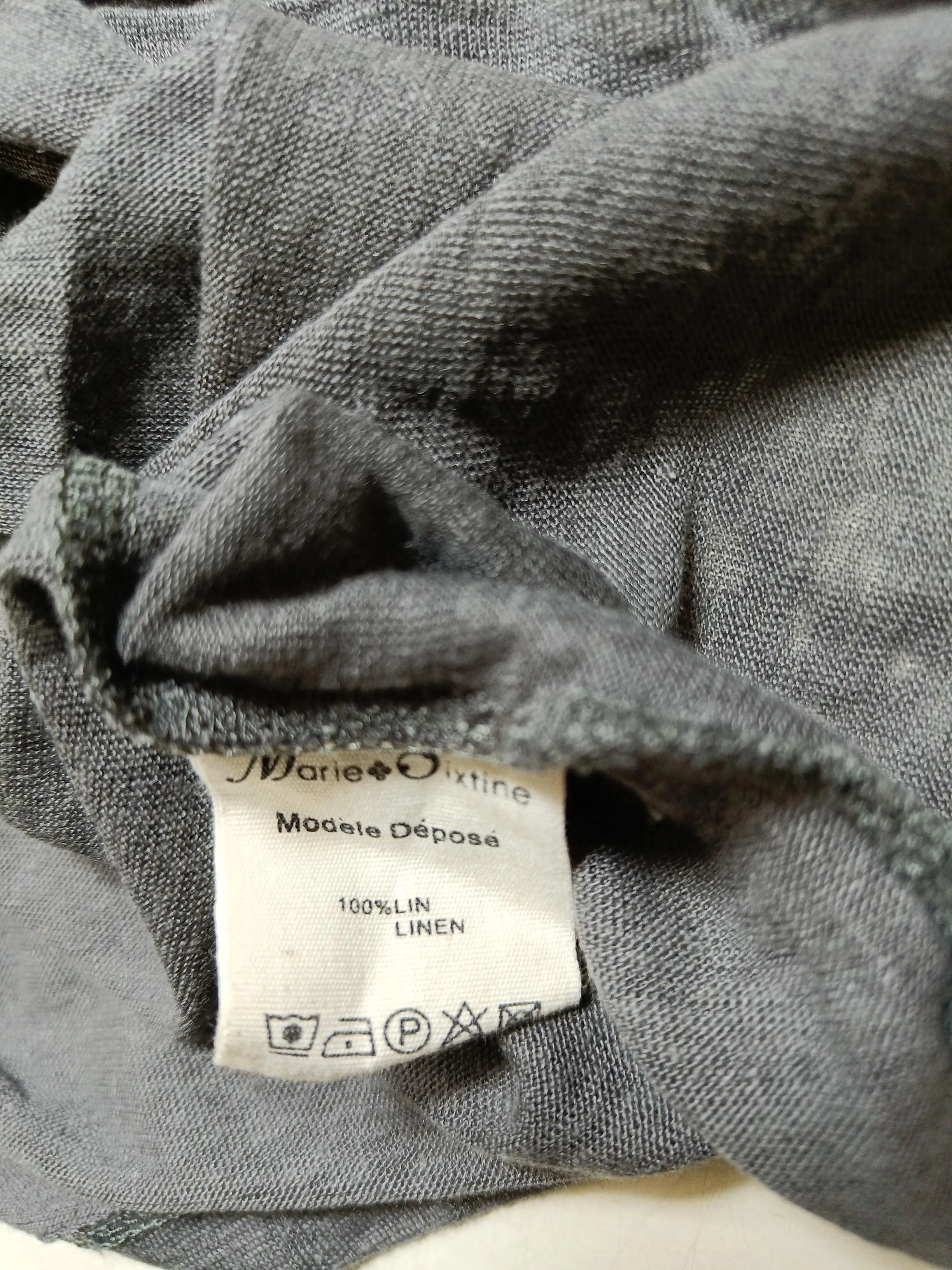 Marie Sixtine T-Shirt Mini Dress S in Grey - Image 6
