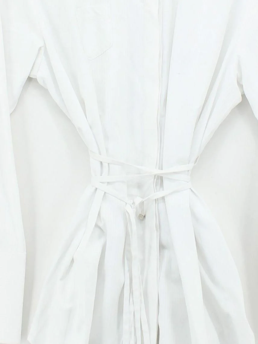 Marika Vera Women's Shirt L White Polyester with Cotton Basic - Image 3