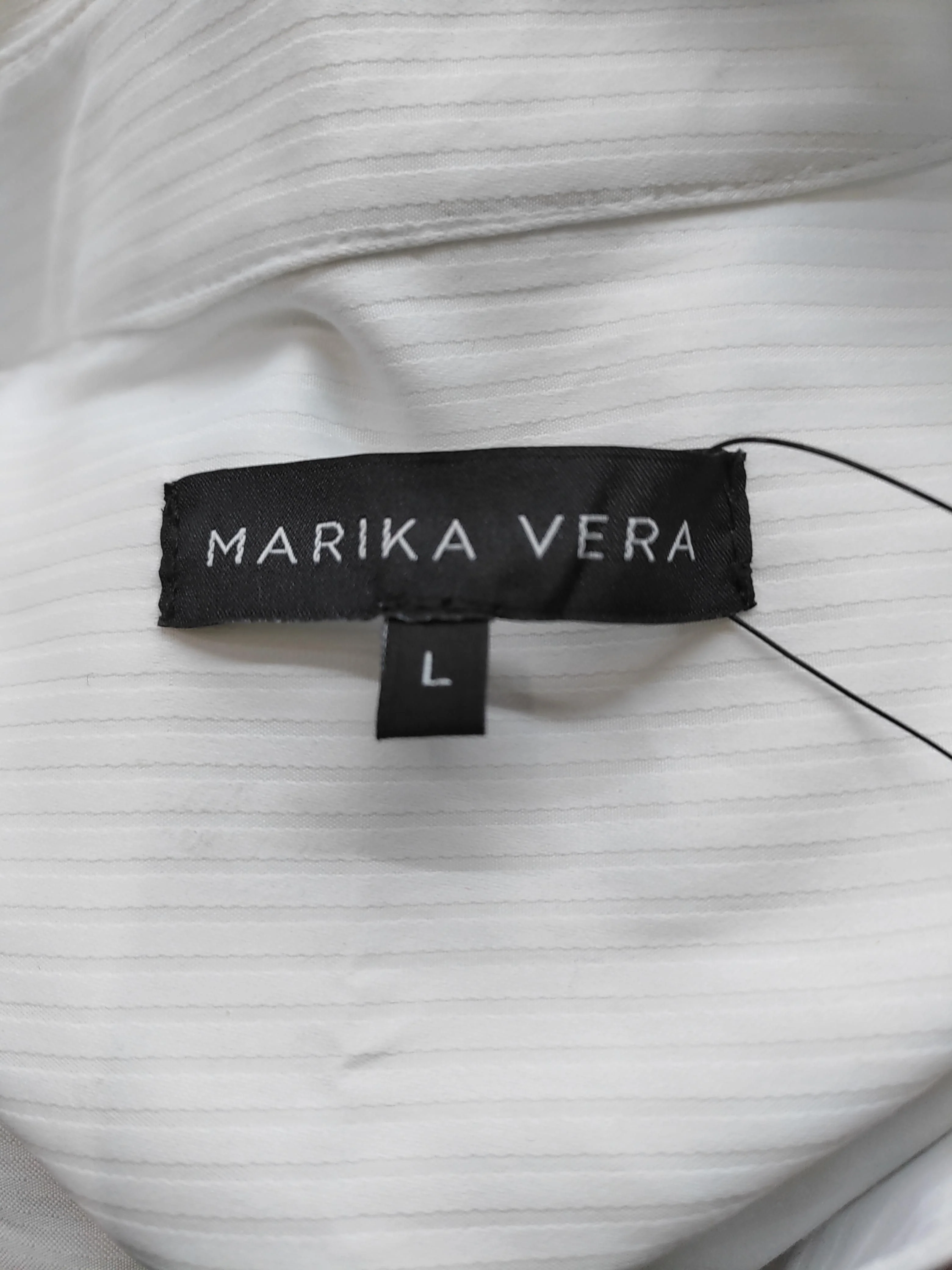Marika Vera Women's Shirt L White Polyester with Cotton Basic - Image 5